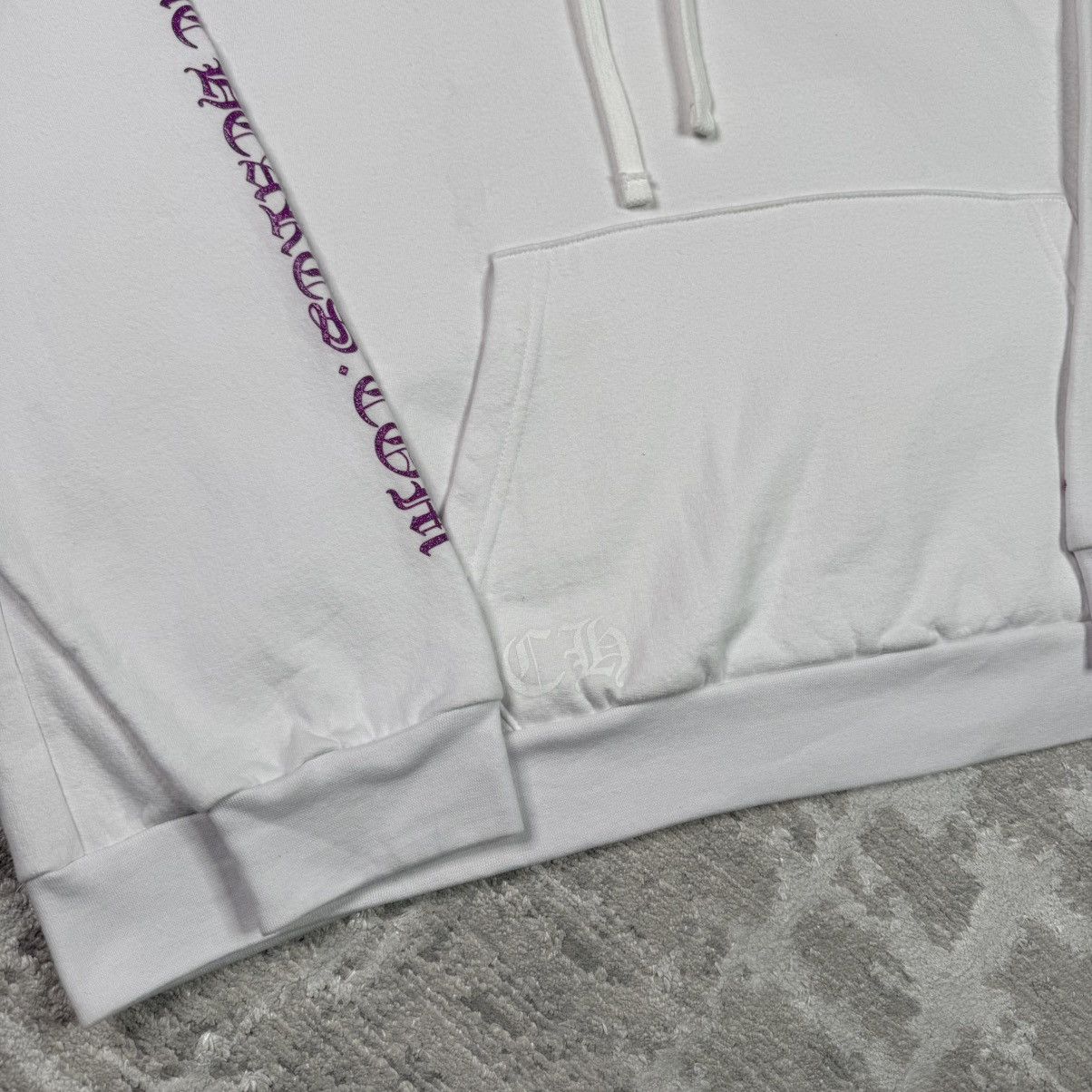 Chrome Hearts Purple glitter online exclusive horseshoe pullover hoodie Size US XXL / EU 58 / 5 - 12 Thumbnail