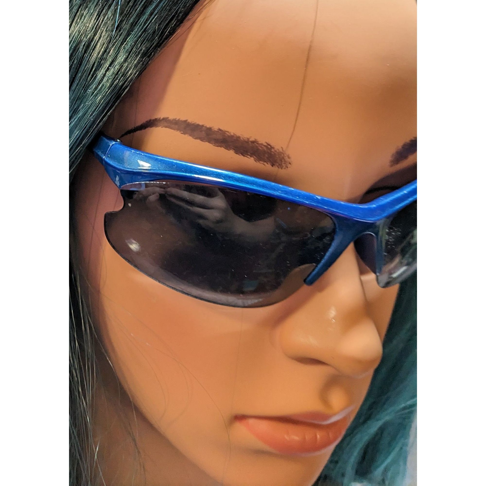 Other Piranha Blue Metallic Classic Sporty Sunglasses Size ONE SIZE - 9 Thumbnail