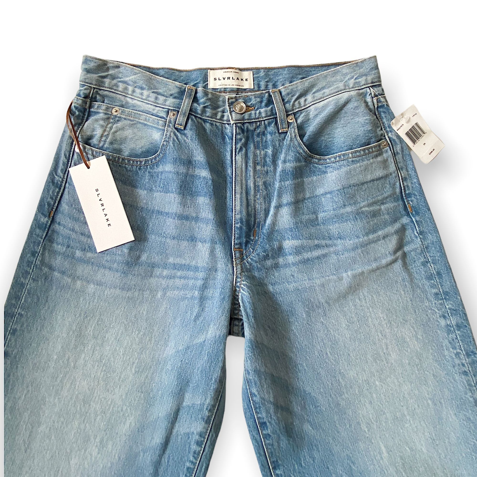 SLVRLAKE NWT SLVRLAKE Madison Wide Leg Cropped Jeans, Size 29 Size 29" - 6 Thumbnail