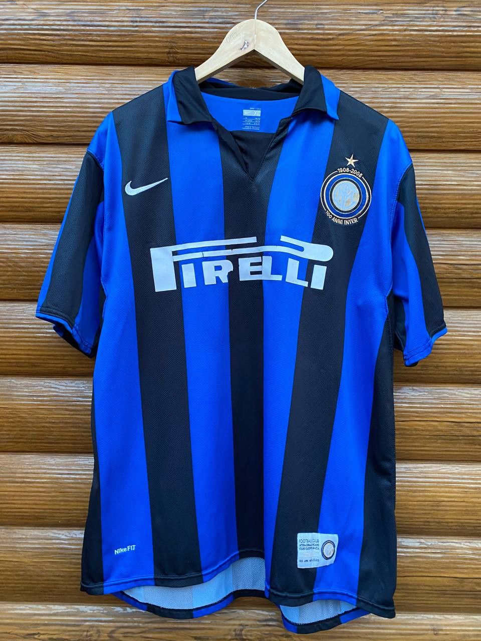 Nike × Vintage Nike Inter Milan Home Soccer Jersey Football Size US XL / EU 56 / 4 - 1 Thumbnail