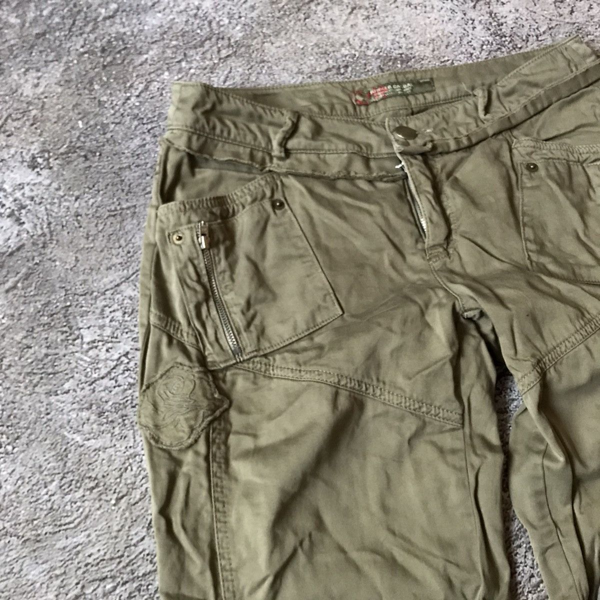 Vintage Vintage 90s Baggy Cargo Pants Flared Parachute Streetwear 30 Size 30" / US 8 / IT 44 - 4 Thumbnail