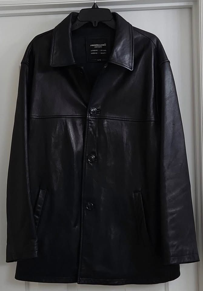 Pronto Uomo Supple Black Pronto Uomo Top Grain Lambskin Leather Jacket Size US L / EU 52-54 / 3 - 1 Thumbnail