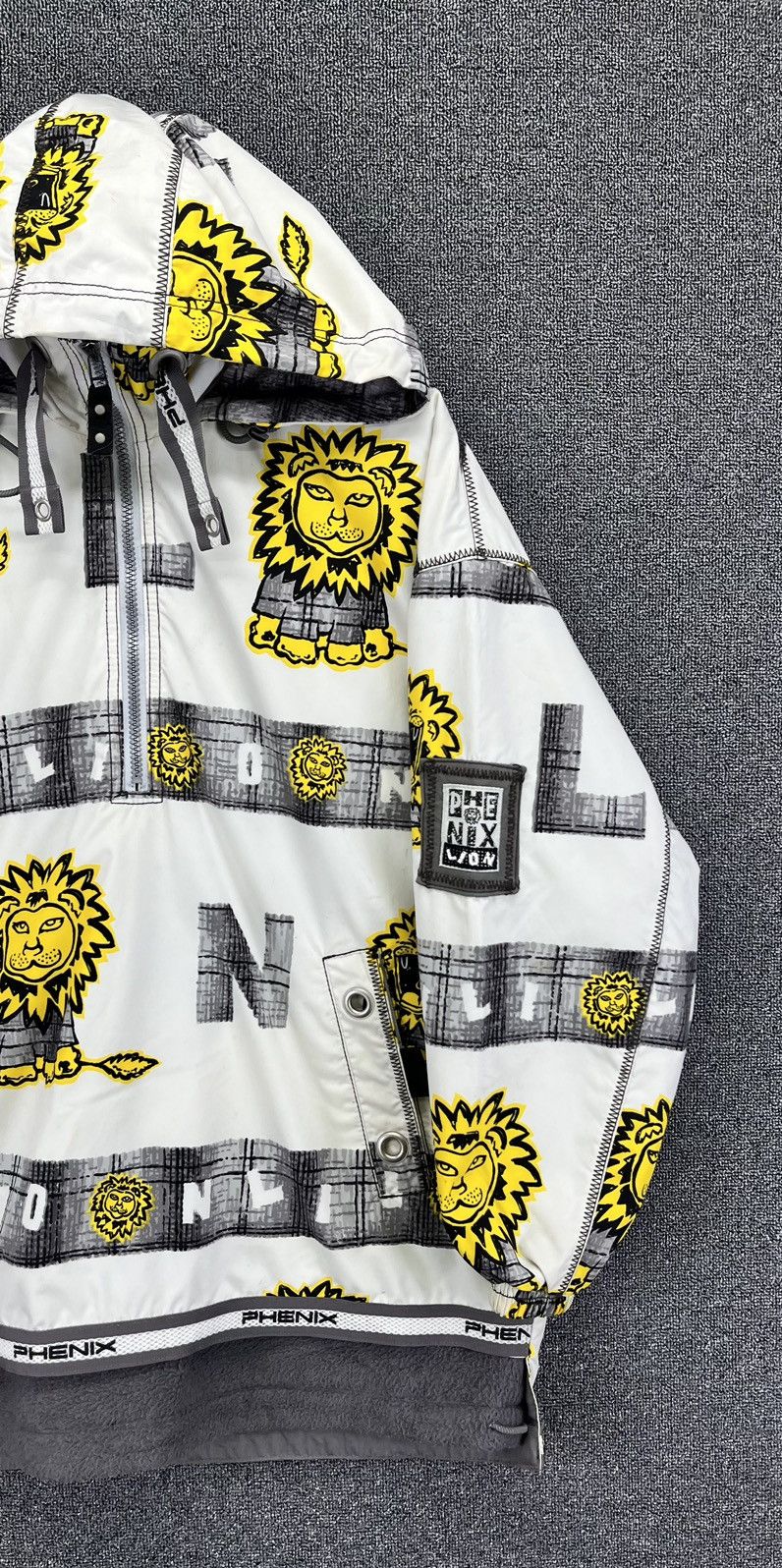 Japanese Brand Vintage Phenix Lions Full Print Rare Hooded Ski Jacket Size US L / EU 52-54 / 3 - 4 Thumbnail