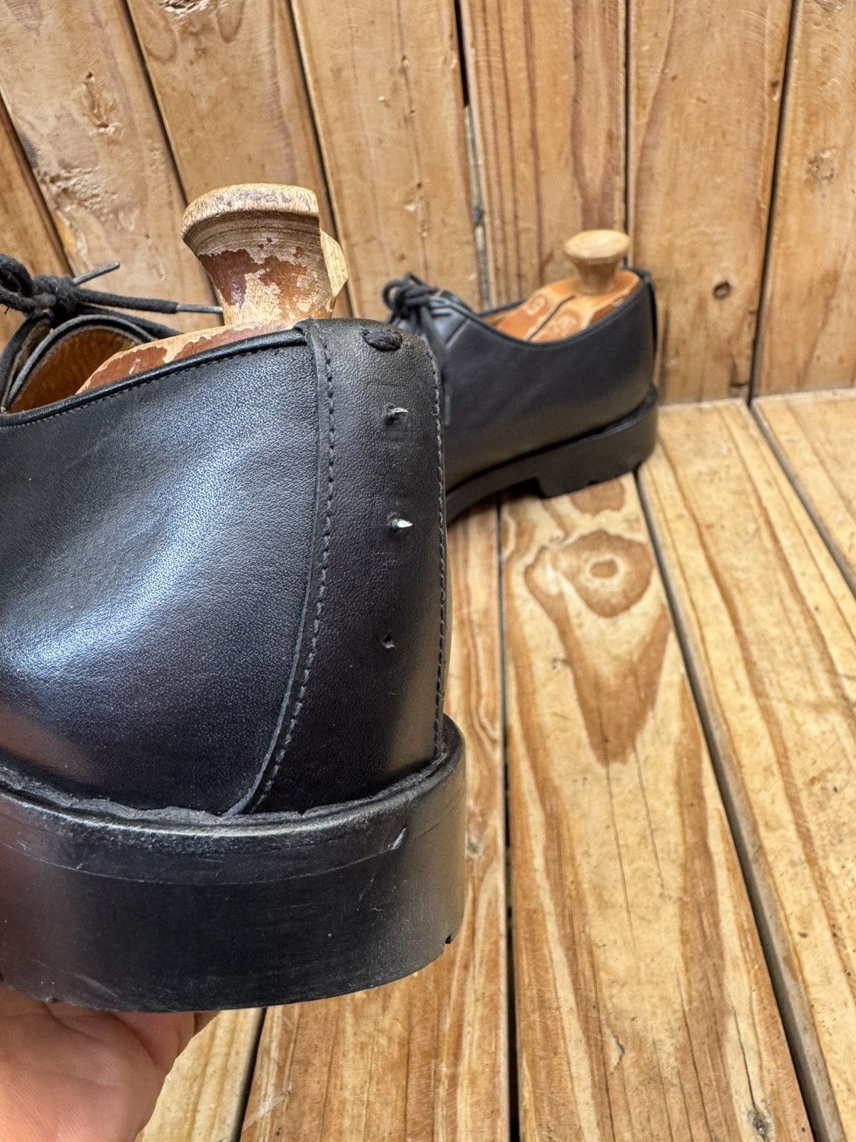 Valentino valentino garavani black leather derby dress Shoes EUR 43 Size US 10 / EU 43 - 15 Thumbnail