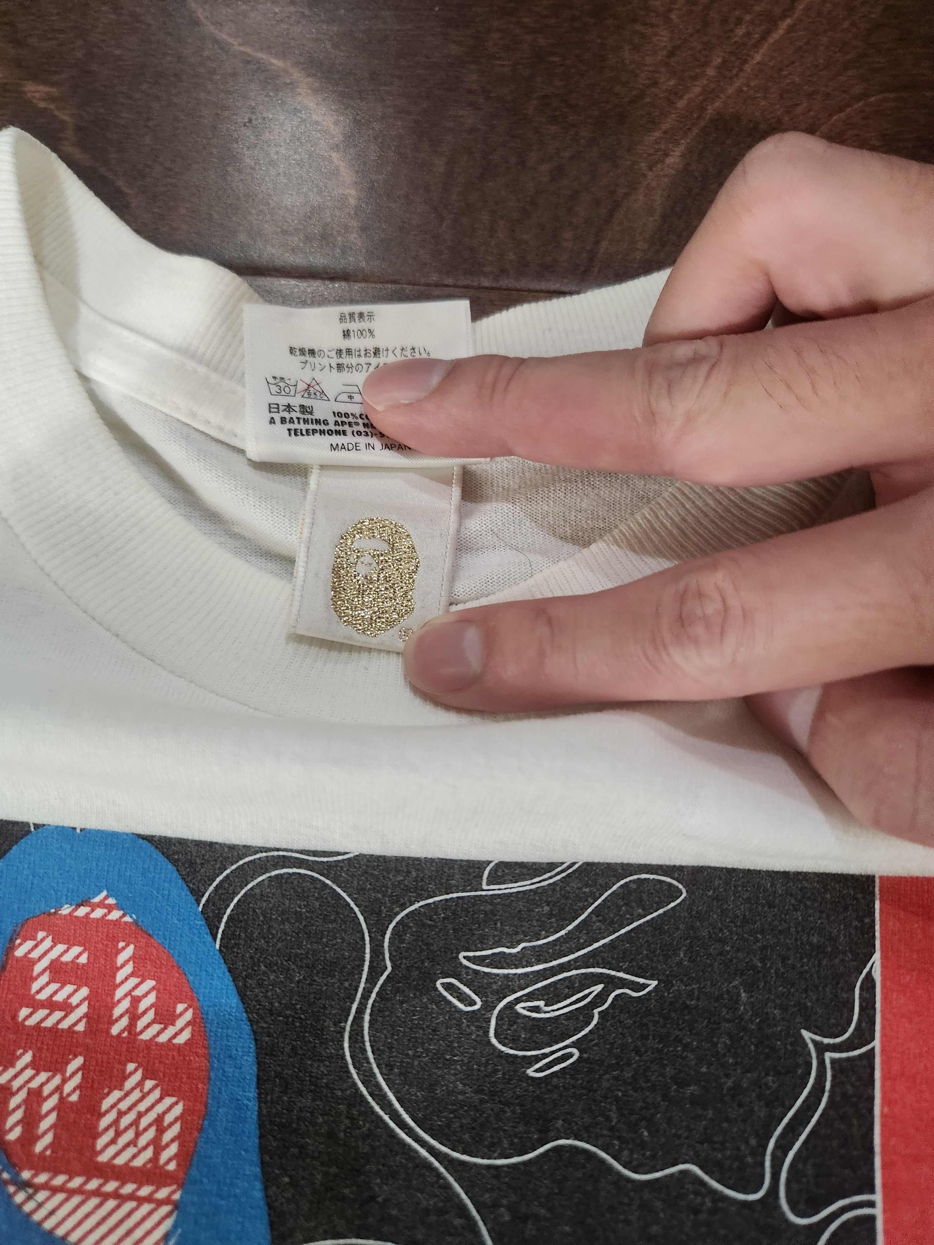 Bape BAPE × Chinkame 10th Anniversary Art T-shirt White Size M Size US M / EU 48-50 / 2 - 4 Thumbnail