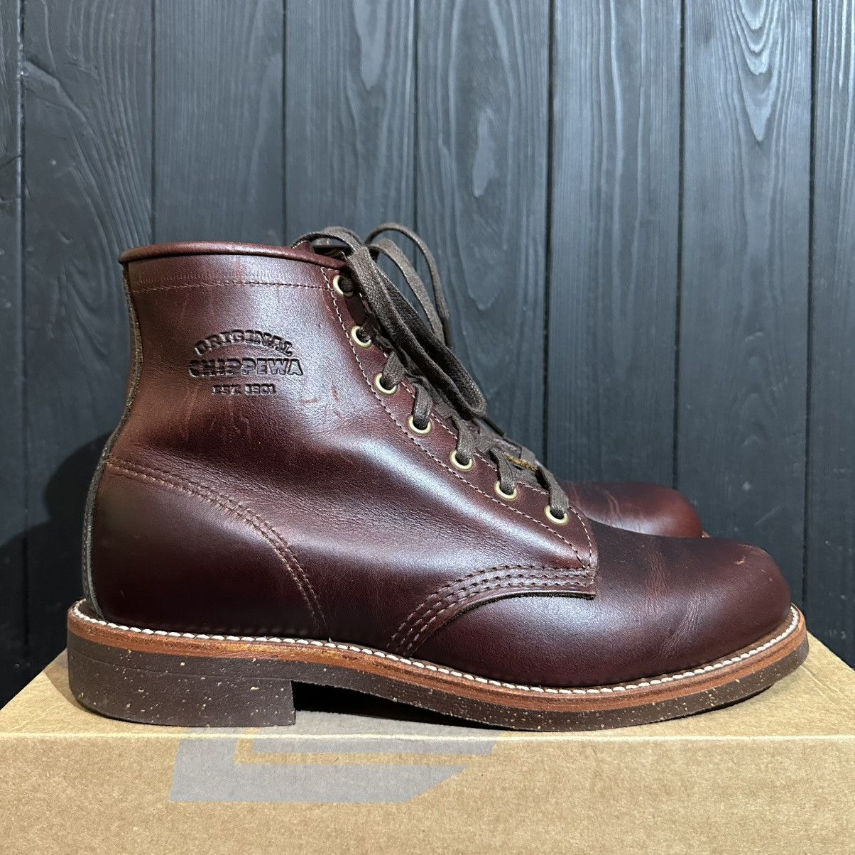 Chippewa CHIPPEWA USA Men’s Leather Boots Size 41, 25.4 JPN Size US 8 / EU 41 - 1 Thumbnail