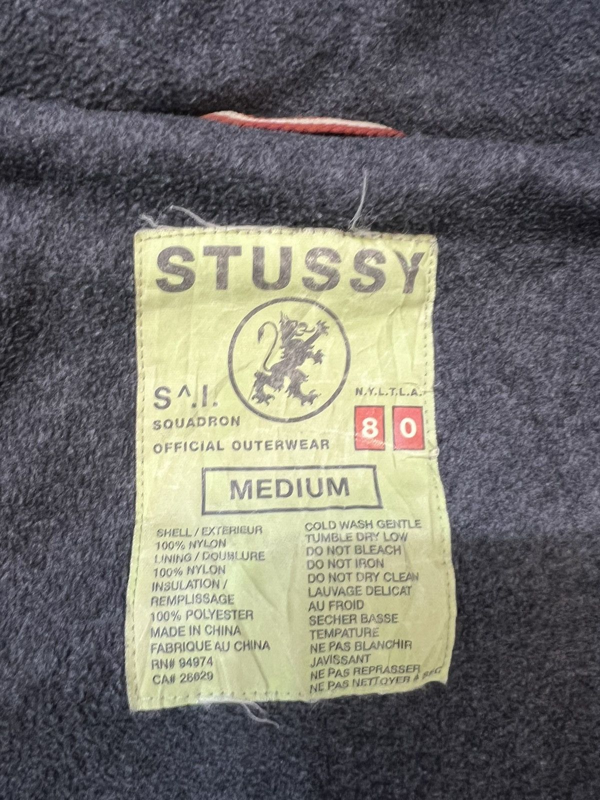 Stussy Stussy Squadron Official Outdoor Jacket Size US M / EU 48-50 / 2 - 10 Thumbnail