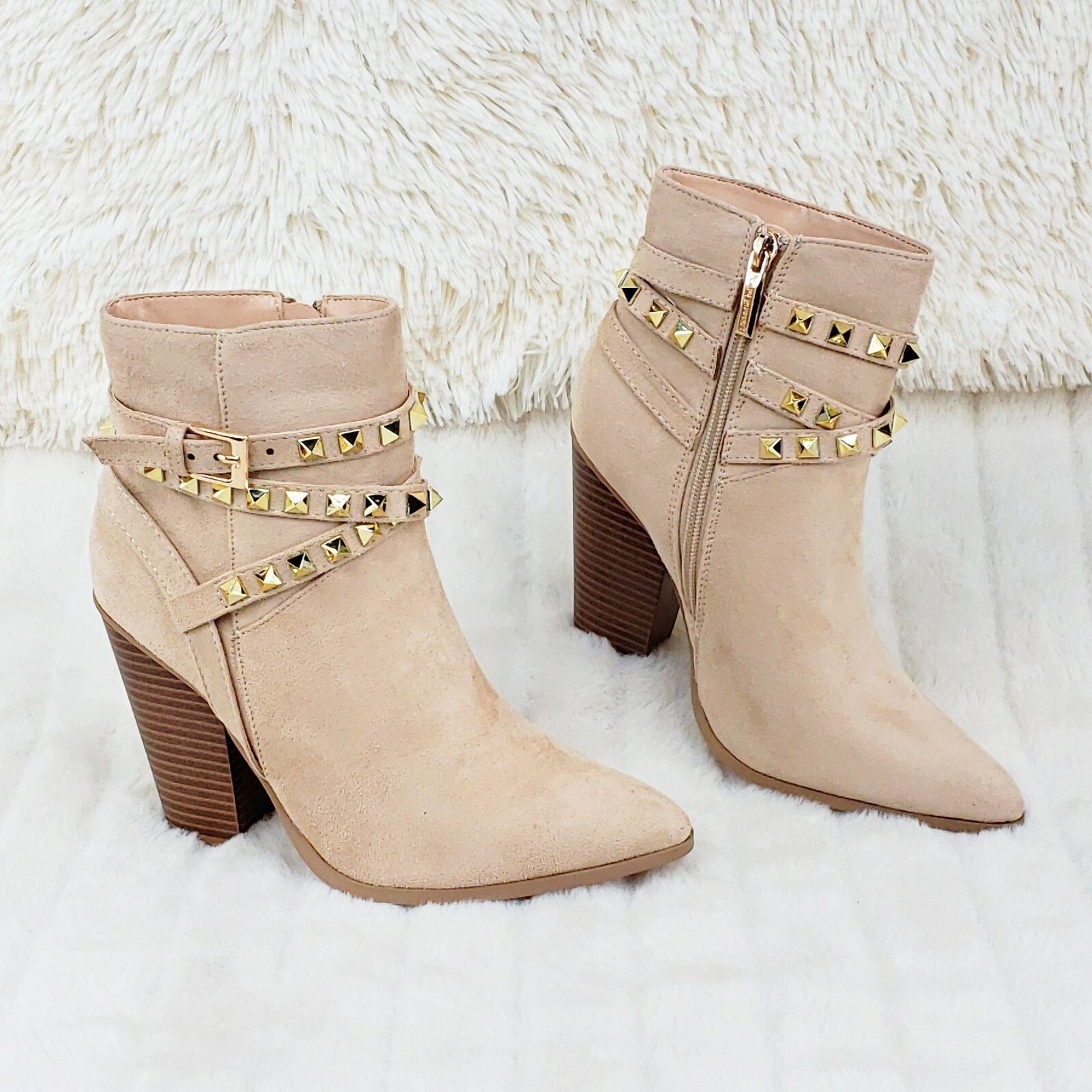 Other Classic Western Designer Cowboy Style Studded Strap Ankle Bo Size US 9 / IT 39 - 4 Thumbnail
