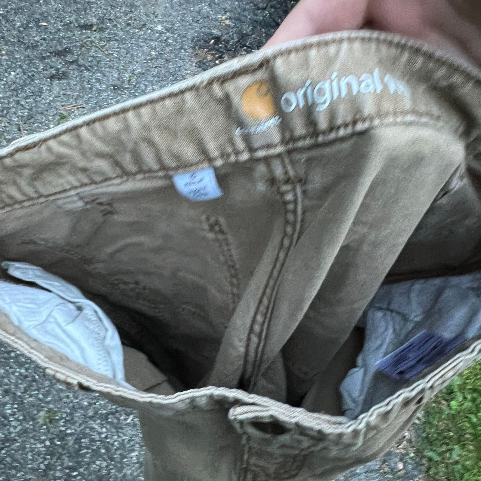 Carhartt × Vintage Vintage Y2K brown Carhartt work wear carpenter pants Size US 32 / EU 48 - 5 Thumbnail