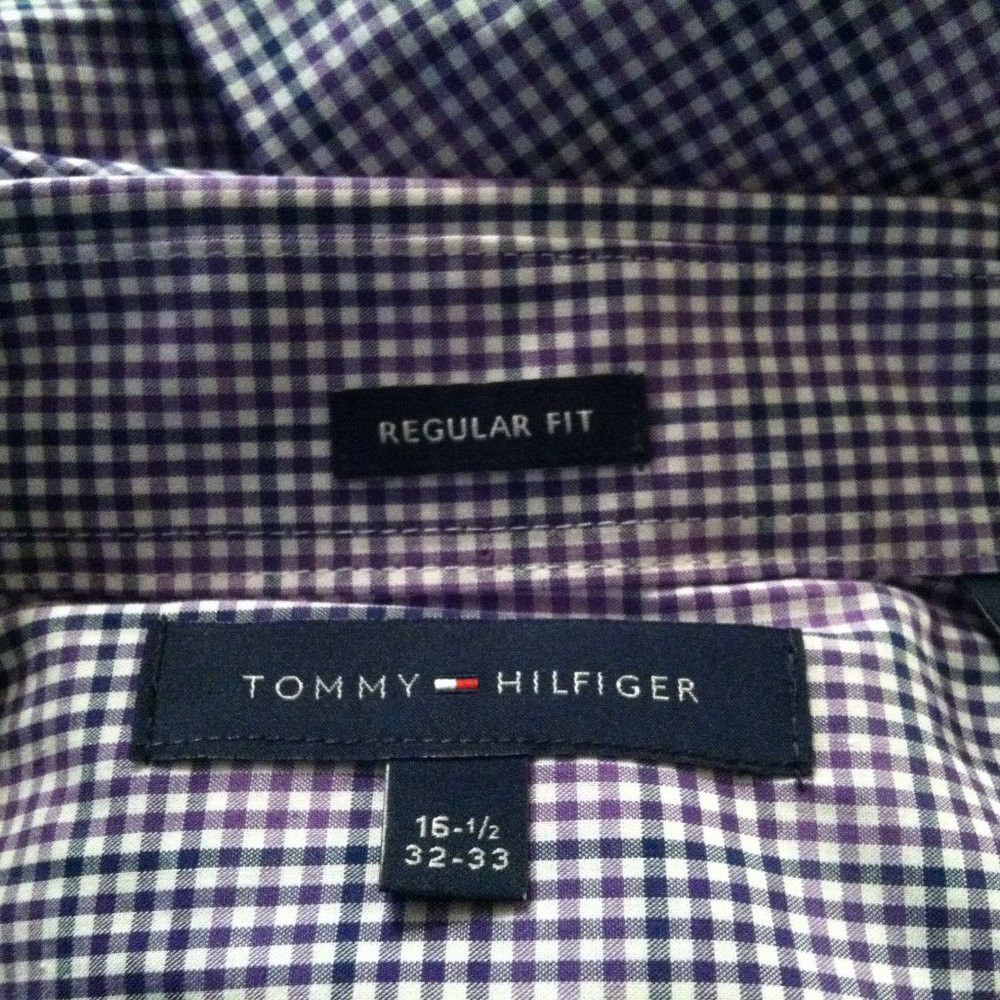 Tommy Hilfiger TOMMY HILFIGER MENS NEW 100%COTTON DRESS SHIRT 16.5/32-33 Size US L / EU 52-54 / 3 - 5 Thumbnail
