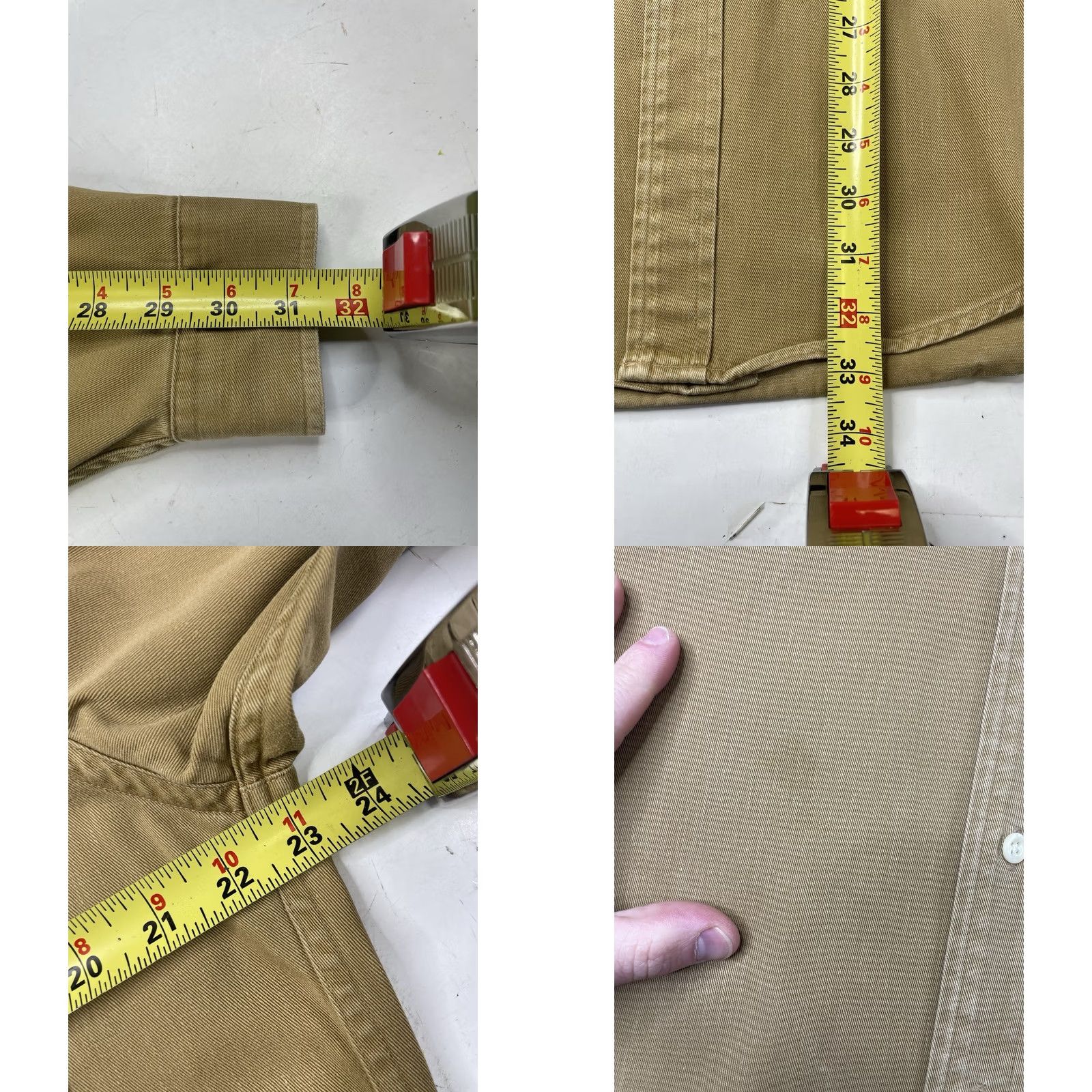 J.Crew VINTAGE J.CREW Oarsman Shirt Mens M Long Sleeve Twill Button Up USA Size US M / EU 48-50 / 2 - 8 Thumbnail