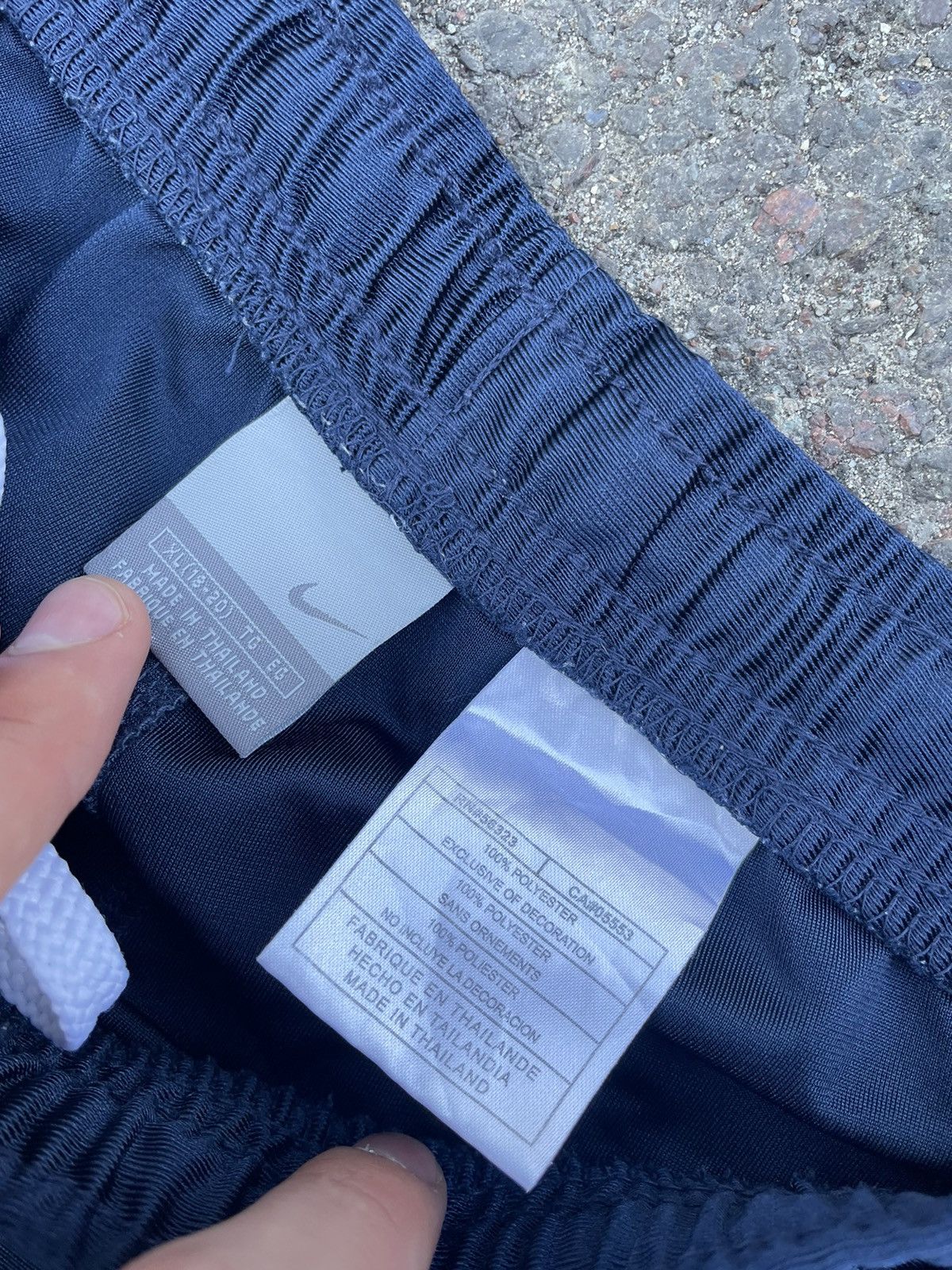 Nike × Vintage Vintage Nike track pants blue Size US 33 - 6 Thumbnail