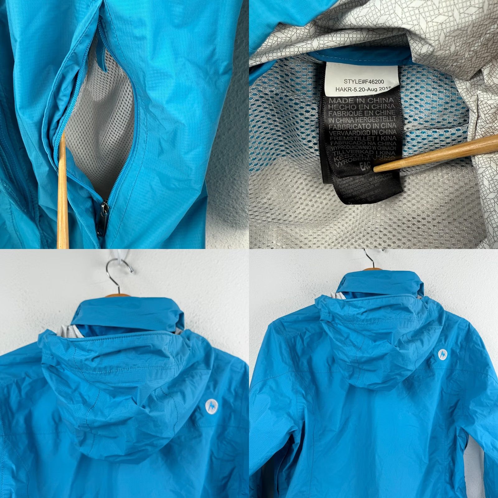Marmot VINTAGE Marmot Jacket Womens Large Long Sleeve Outdoors Full Zip Pockets Hooded Shell Size L / US 10 / IT 46 - 9 Thumbnail