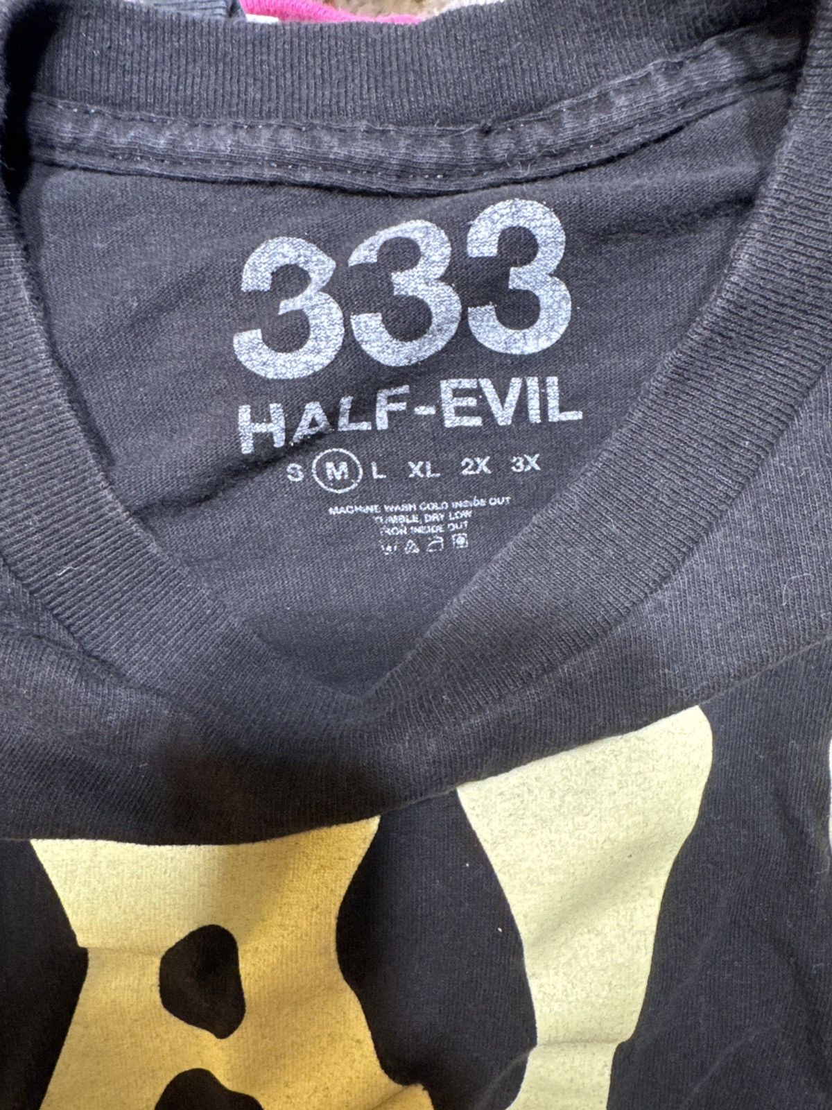 Half Evil 333 Half Evil Big Print T Shirt Men's Size US M / EU 48-50 / 2 - 3 Thumbnail