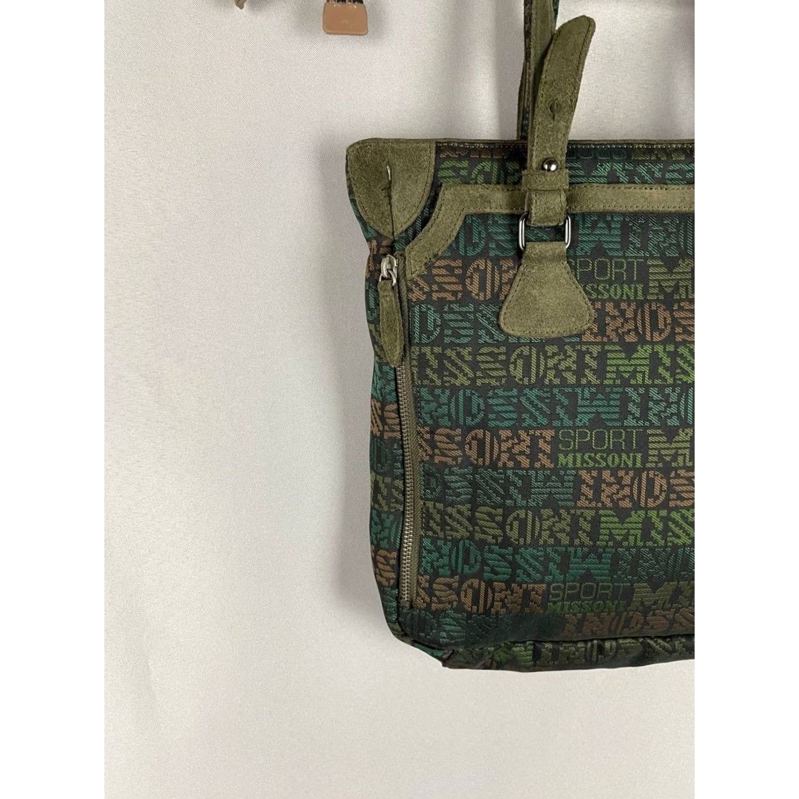 Missoni Missoni Sport Womens Handbag Multicolor Polyester Zipper Shoulder & Tote Bag Size ONE SIZE - 6 Thumbnail