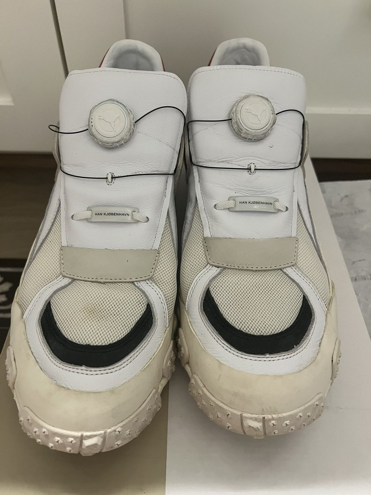 Han Kjobenhavn Han Kjøbenhavn Men’s White Sneakers Size US 13 / EU 46 - 1 Thumbnail