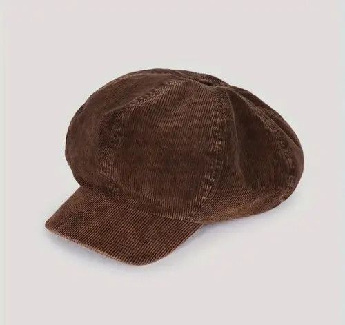 VIBE Vintage British Corduroy Design Octagon Hat Size ONE SIZE - 1 Thumbnail