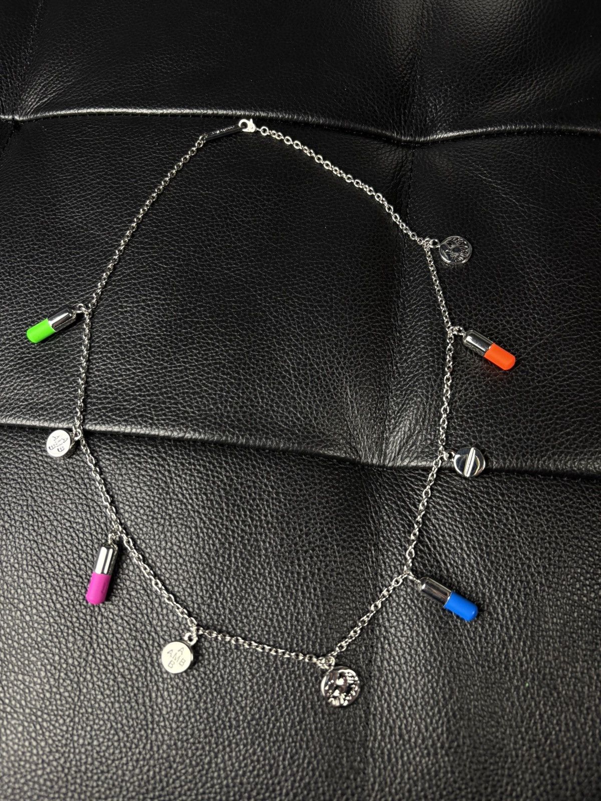Ambush Design Ambush multi pill charm necklace silver multicolour Size ONE SIZE - 9 Thumbnail