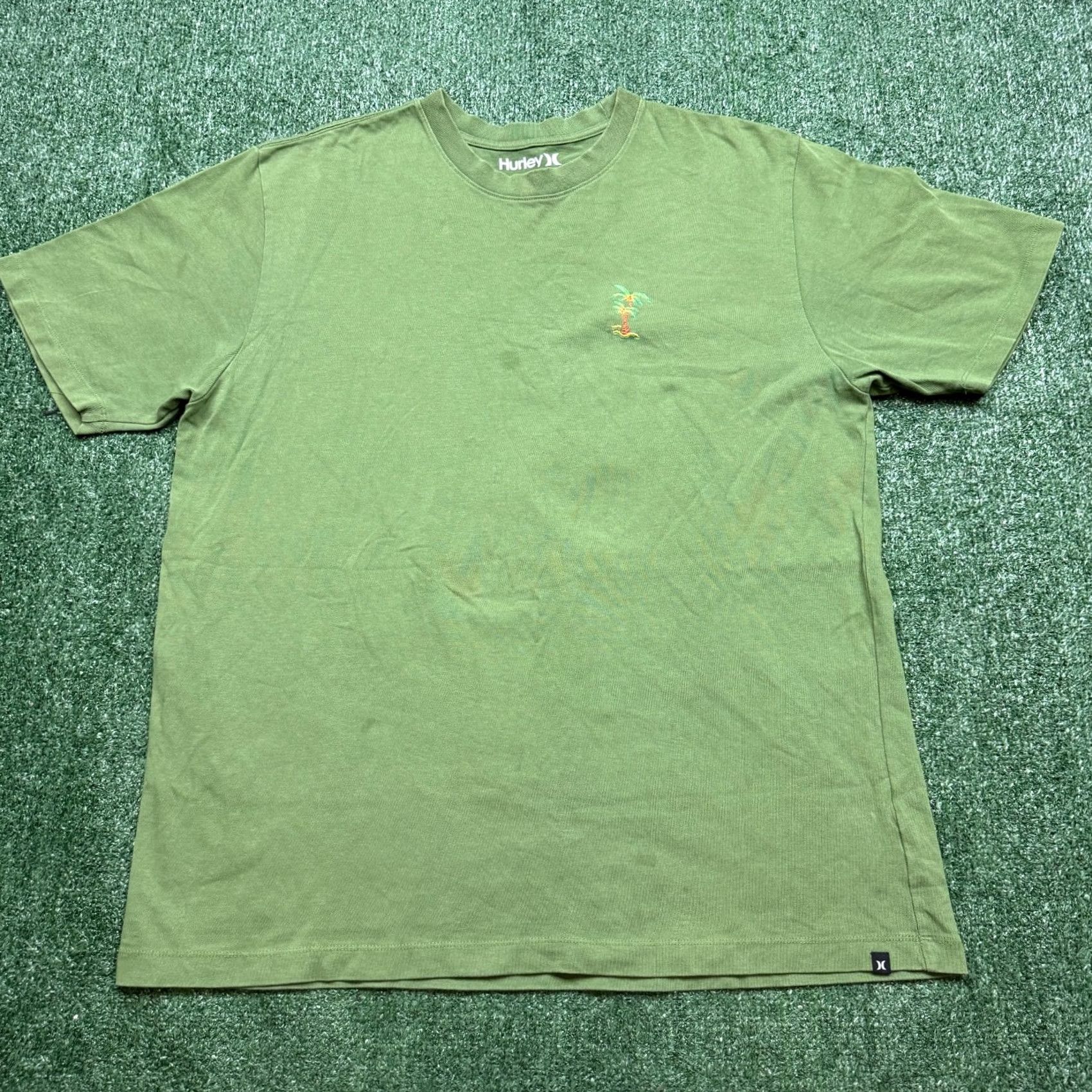 Hurley Hurley Shirt Mens Size 2XL XXL Green Hawaii Graphic Crew Neck Short Sleeve T Size US XXL / EU 58 / 5 - 7 Thumbnail