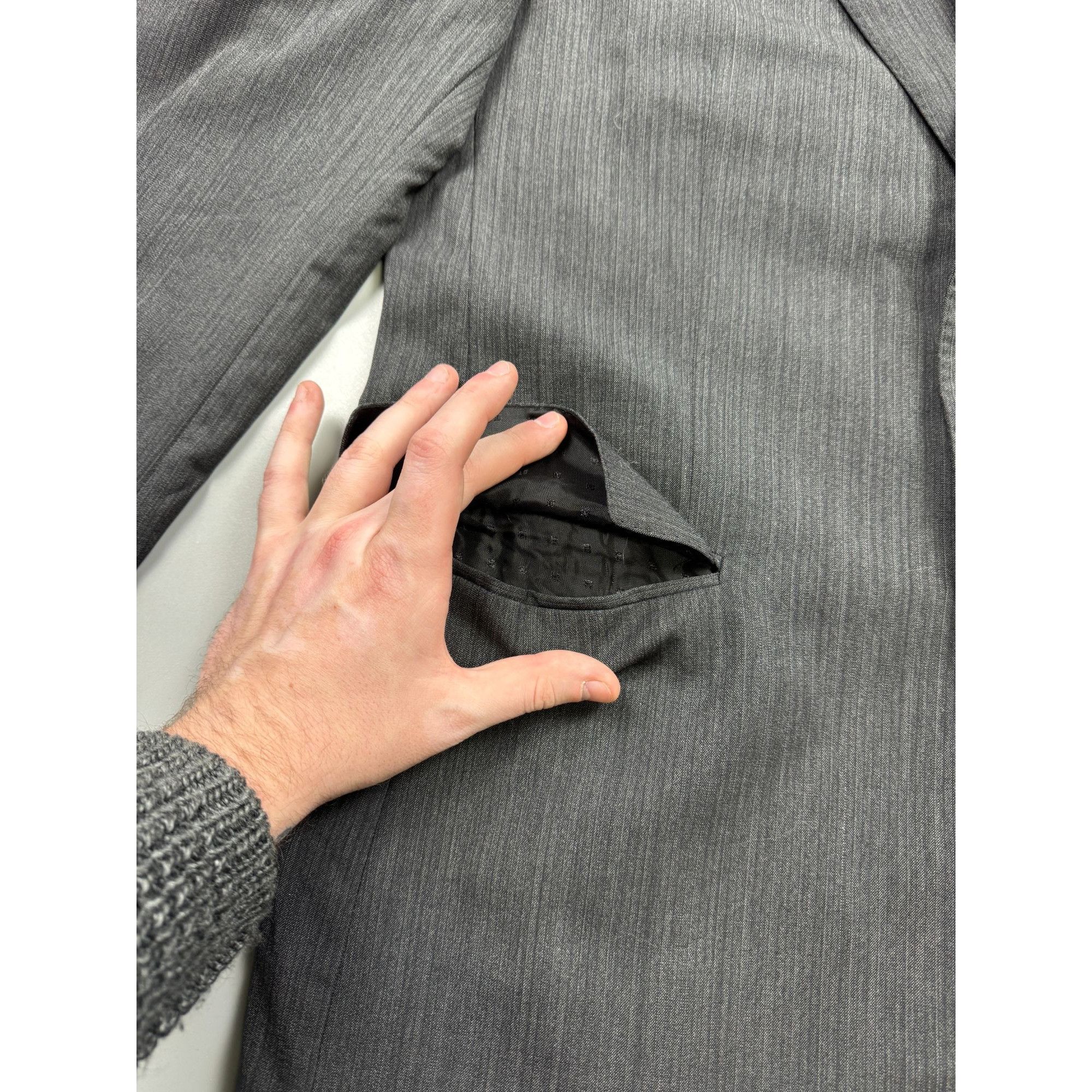 Pal Zileri Pal Zileri Lab Two Button Wool Blazer (Y1236) Size 40R - 3 Thumbnail