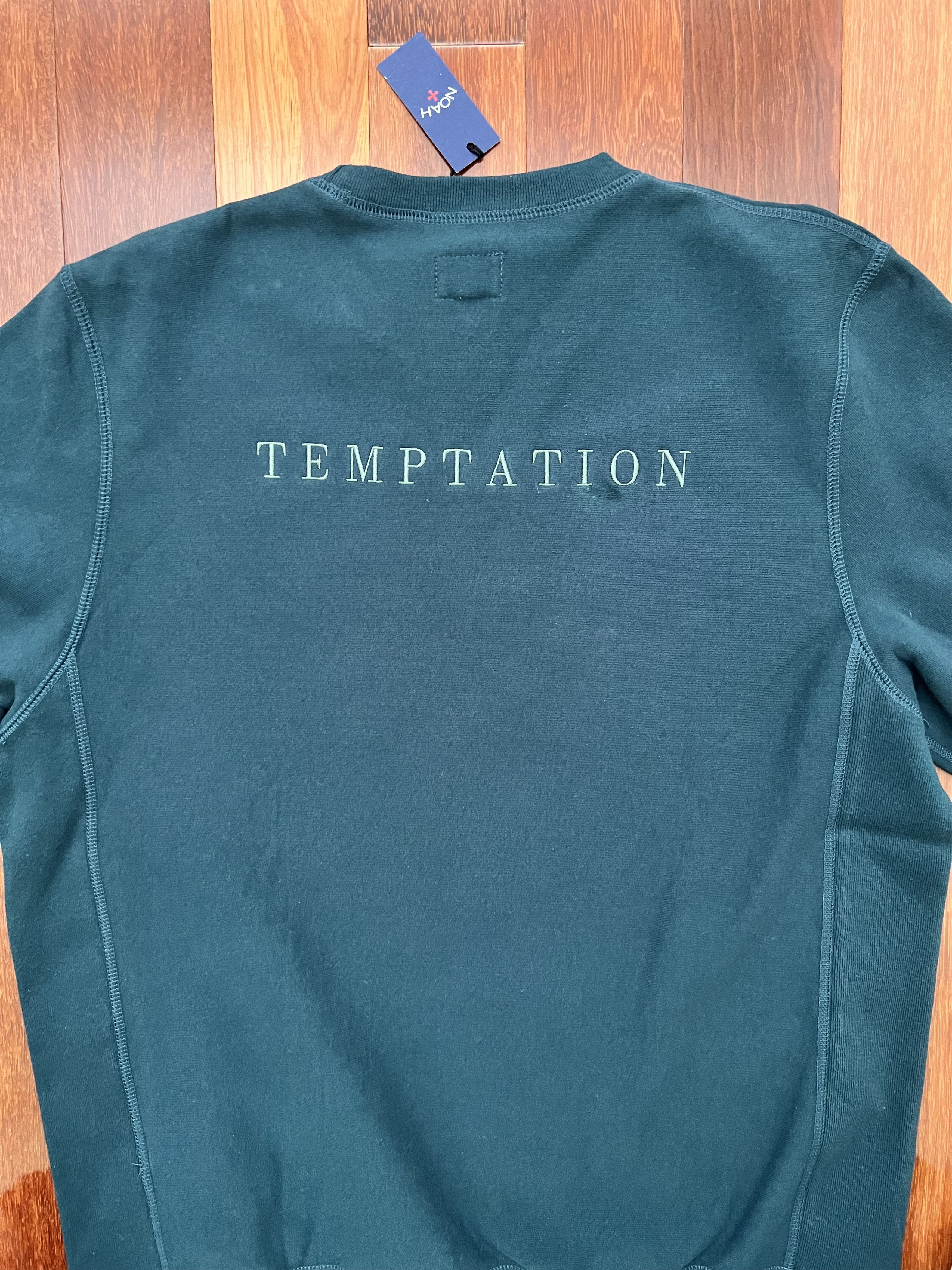 Noah 💚 SS21 Noah x New Order Embroidered Crewneck Temptation NEW Size US L / EU 52-54 / 3 - 11 Thumbnail