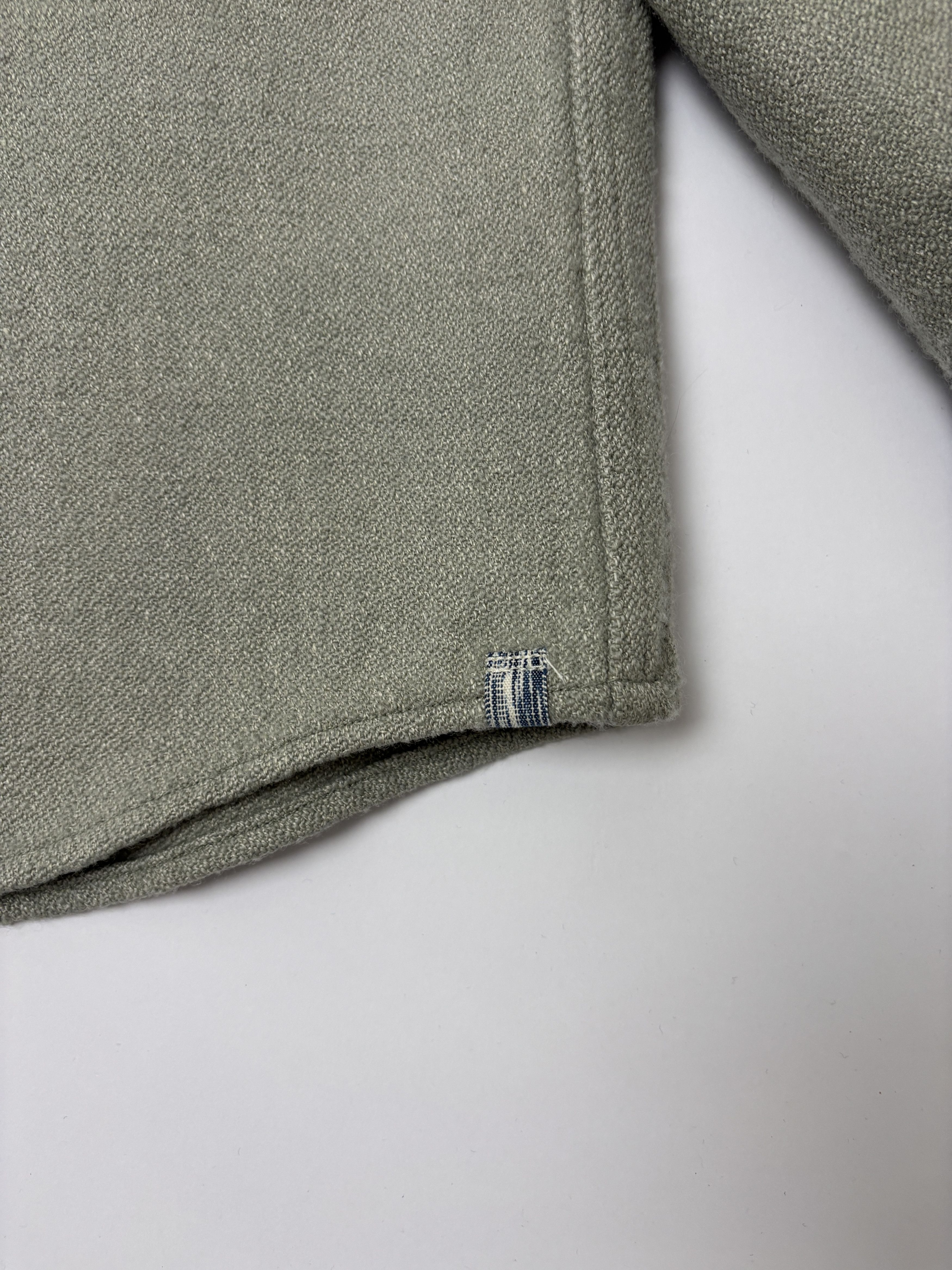 Visvim Visvim Lumber L/S Shirt Light Green Wool Linen Size US L / EU 52-54 / 3 - 5 Thumbnail