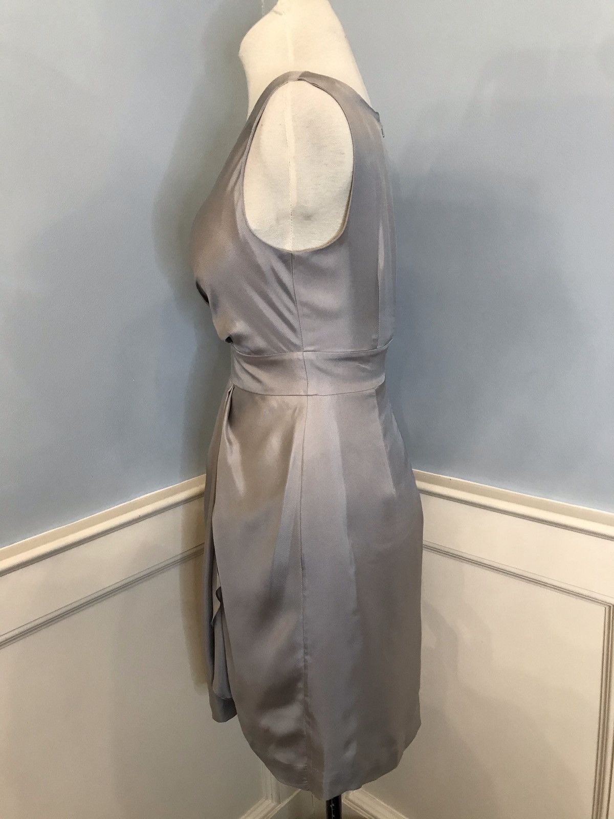 Banana Republic Silver Banana Republic Faux Wrap Dress sz 4 Size S / US 4 / IT 40 - 2 Thumbnail