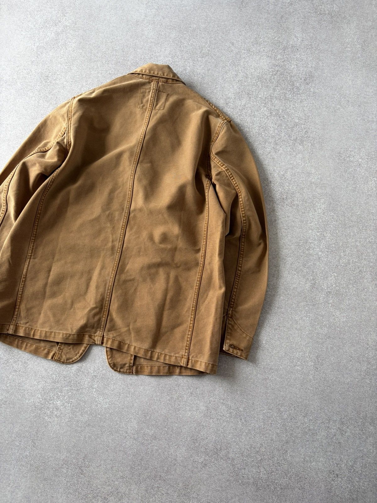 Levi's Levi's Engineers Chore Work Distressed Feded Canvas Jacket Size US L / EU 52-54 / 3 - 19 Thumbnail