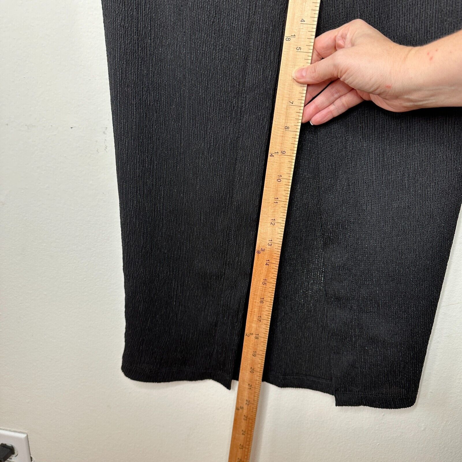 Other NWT Rumer Black High Waist Pencil Tucker Maxi Back Slit S Size 26" / US 2 / IT 38 - 13 Thumbnail