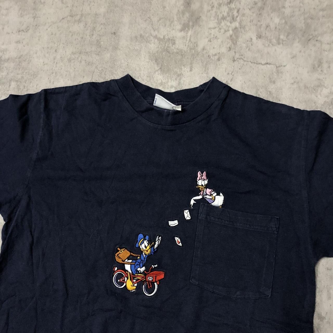 Disney Disney black cotton tee with Mickey and Donald Duck Size US L / EU 52-54 / 3 - 2 Thumbnail