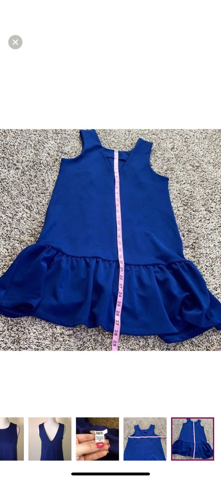 Bar III Bar III XS dropwaist scuba dress Size XS / US 0-2 / IT 36-38 - 4 Thumbnail