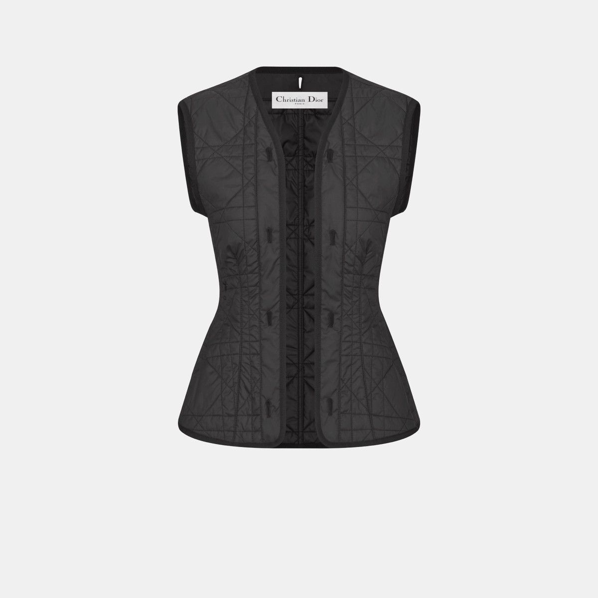 Dior o1bcso1str0225 Jacket with Puff Sleeves in Black/White Size M / US 6-8 / IT 42-44 - 4 Thumbnail