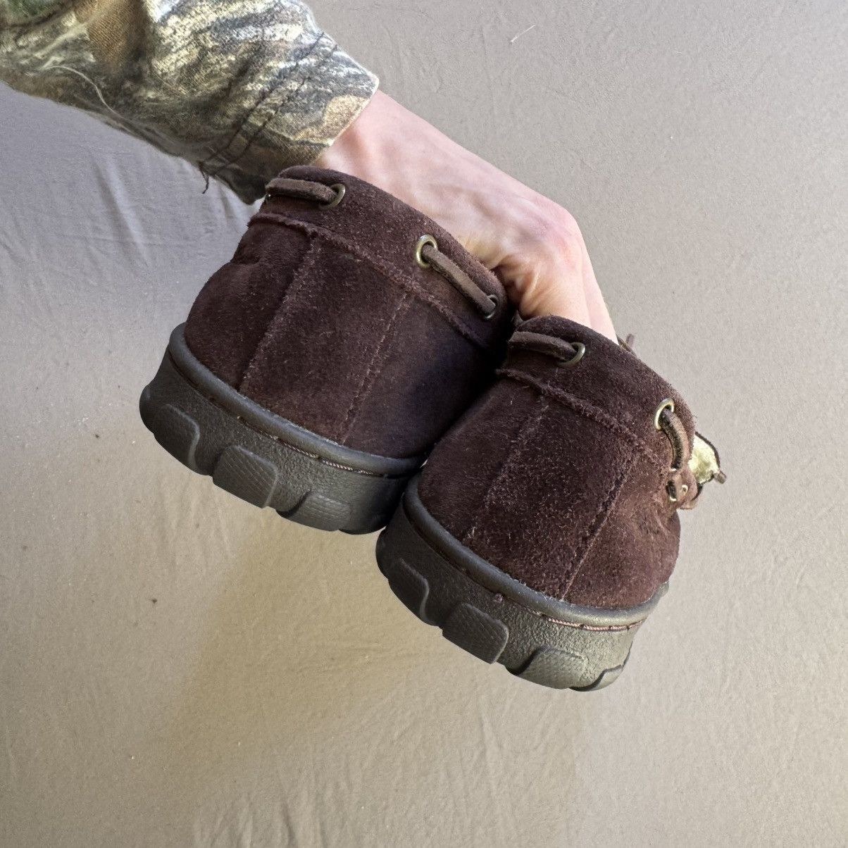 Eddie Bauer Eddie Bauer Shearling-Lined Moccasin Slippers Size US 10 / EU 43 - 5 Thumbnail