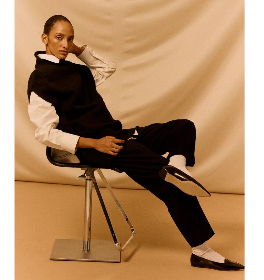 The Row o1h1sh11225 Viv Ballerina in Black Size US 10 / IT 40 - 4 Thumbnail
