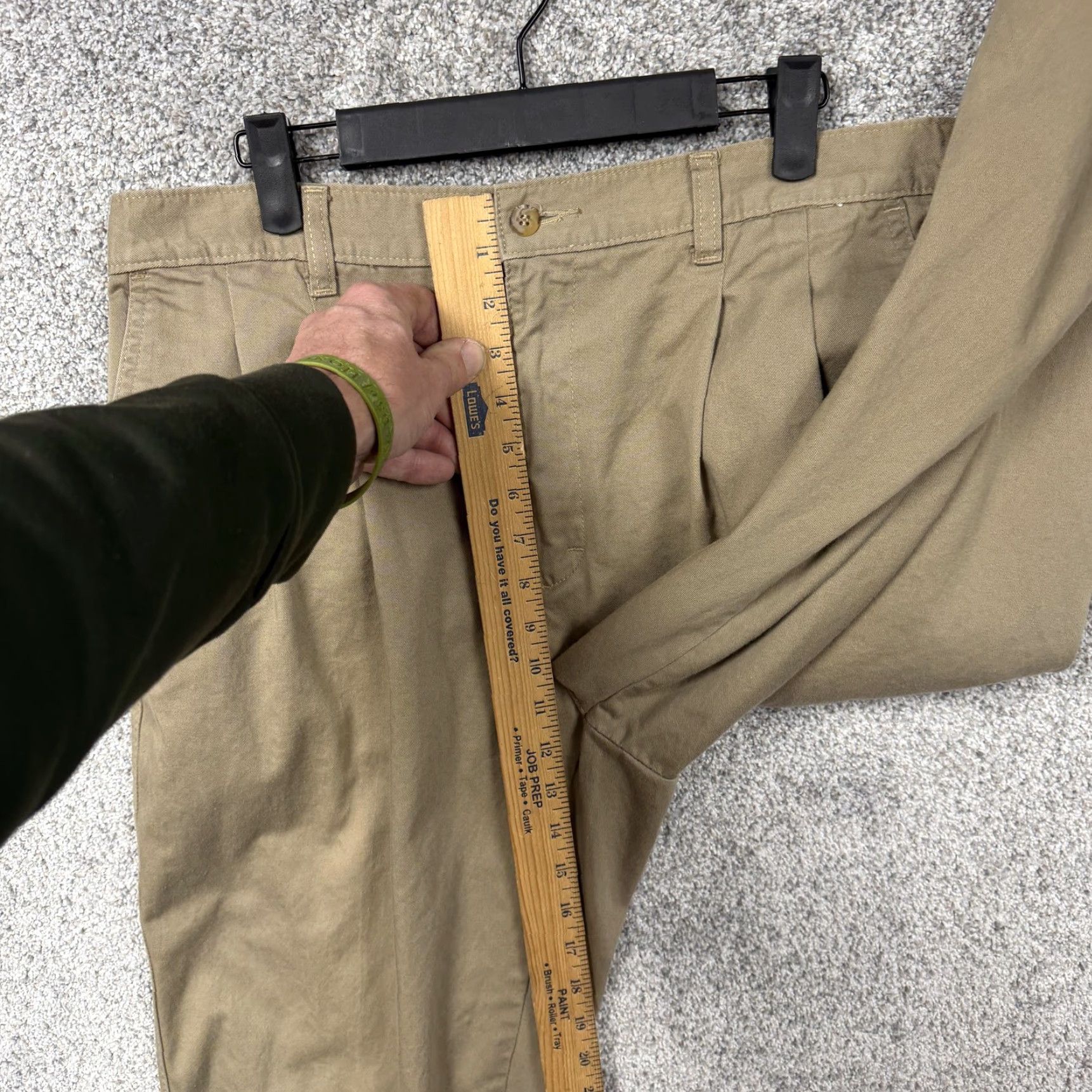 Vintage VINTAGE Scandia Woods Pants Mens 34x28 Khaki Pleated Workwear 90s Retro Canvas Cotton Size US 34 / EU 50 - 5 Thumbnail