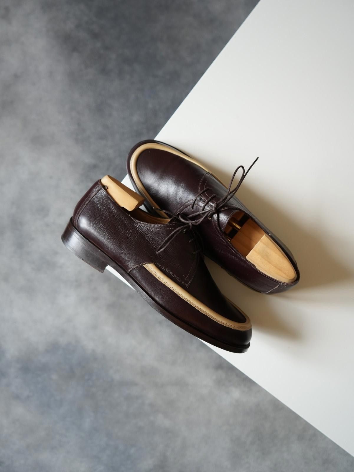 Giorgio Armani 2000's Giorgio Armani Two-Tone Toe Derby Shoes US9 VINTAGE Size US 8 / EU 41 - 2 Thumbnail