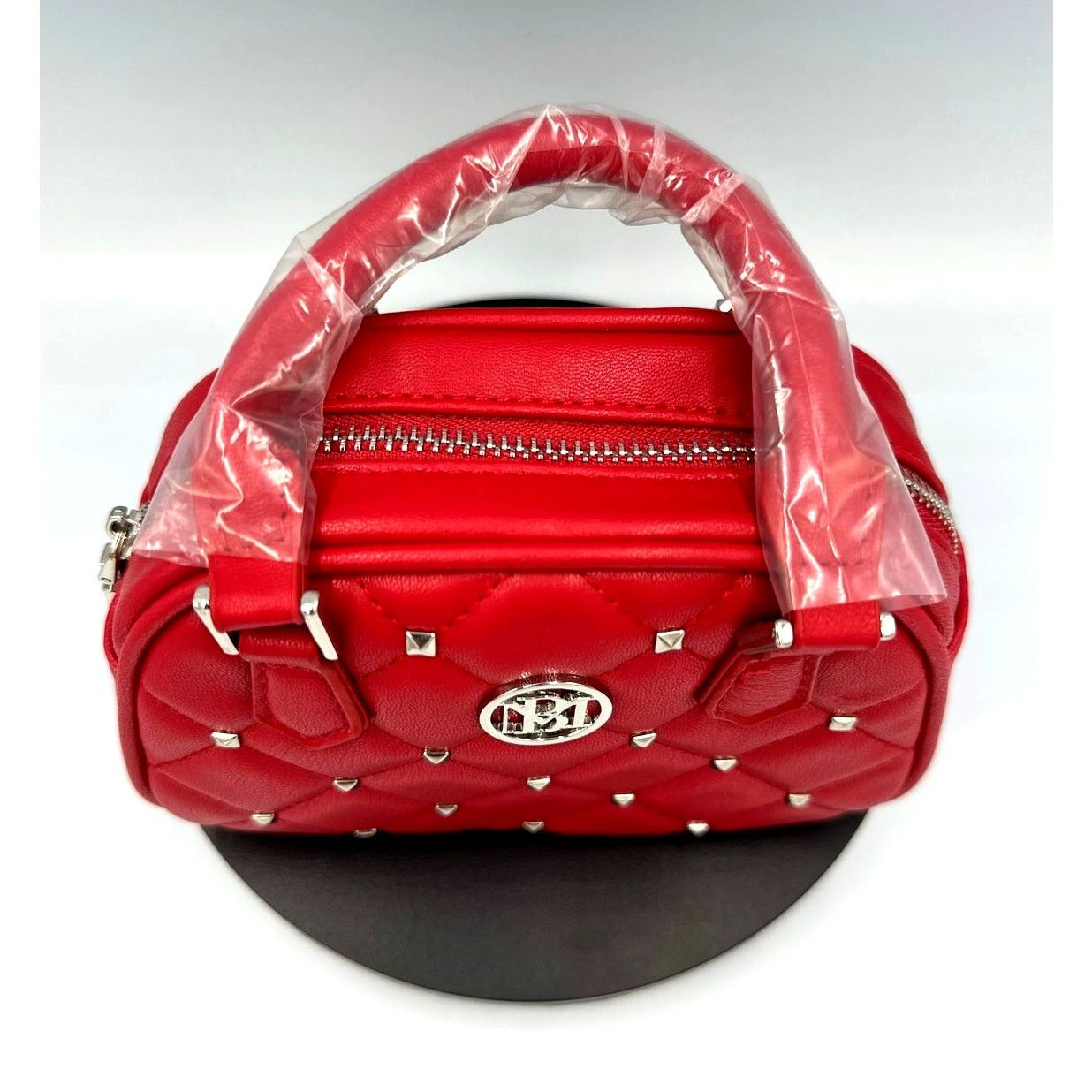 Badgley Mischka Badgley Mischka Crossbody Dome with Studs - Red Size ONE SIZE - 5 Thumbnail