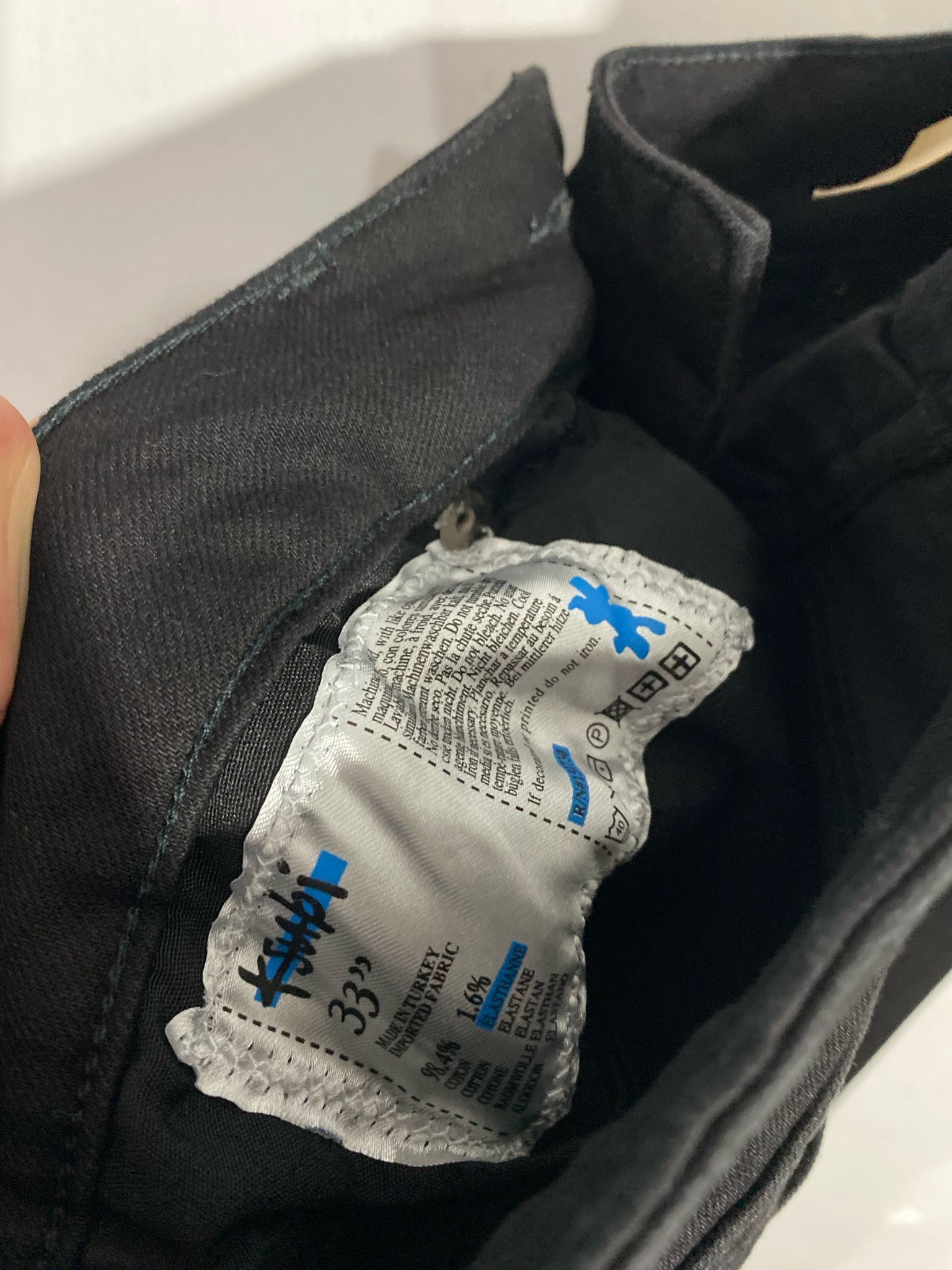 Ksubi Ksubi laid black jeans Size US 33 - 6 Thumbnail