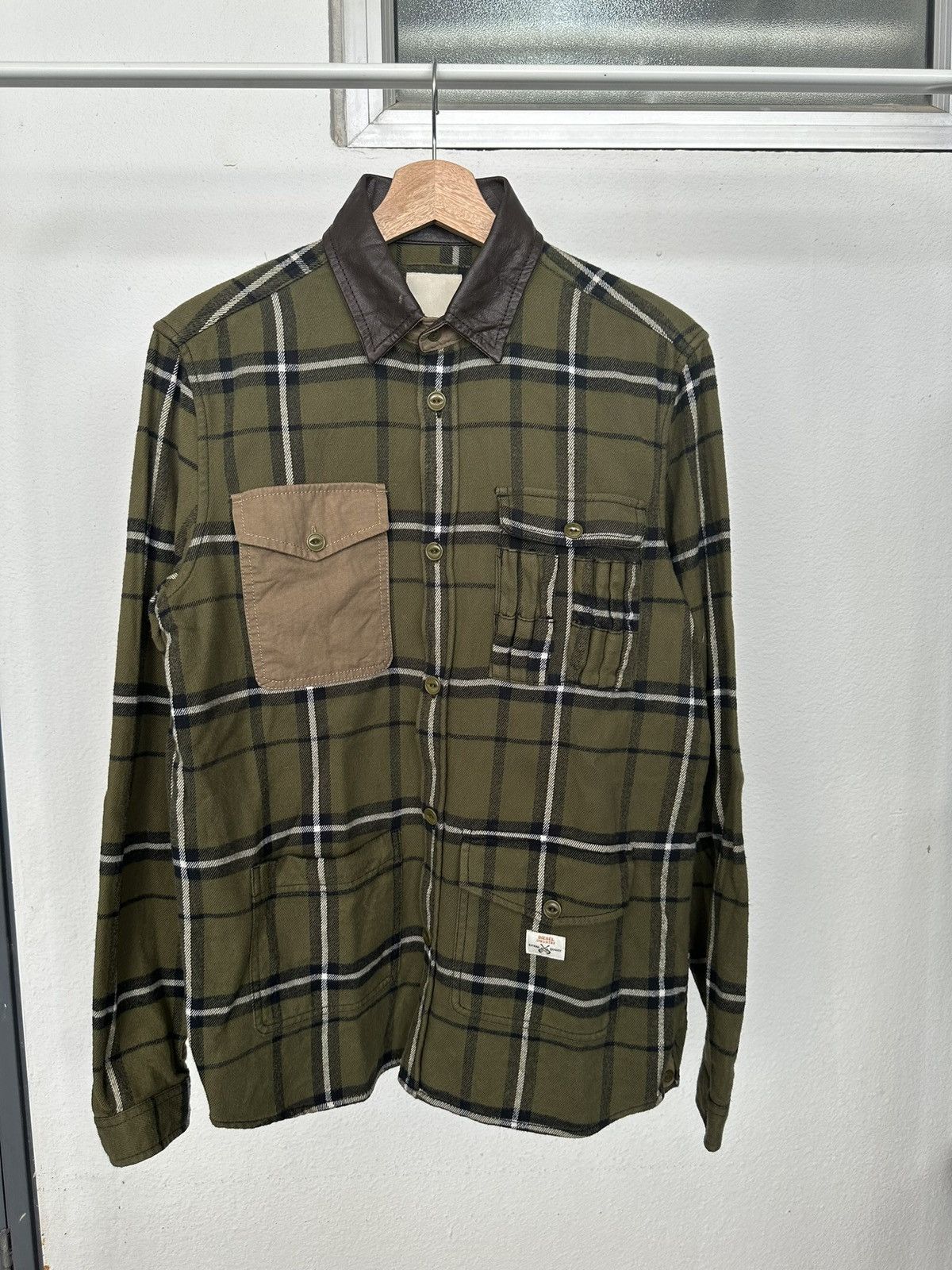 Diesel Y2k DIESEL heavy flannel 4 pocket Size US M / EU 48-50 / 2 - 18 Thumbnail