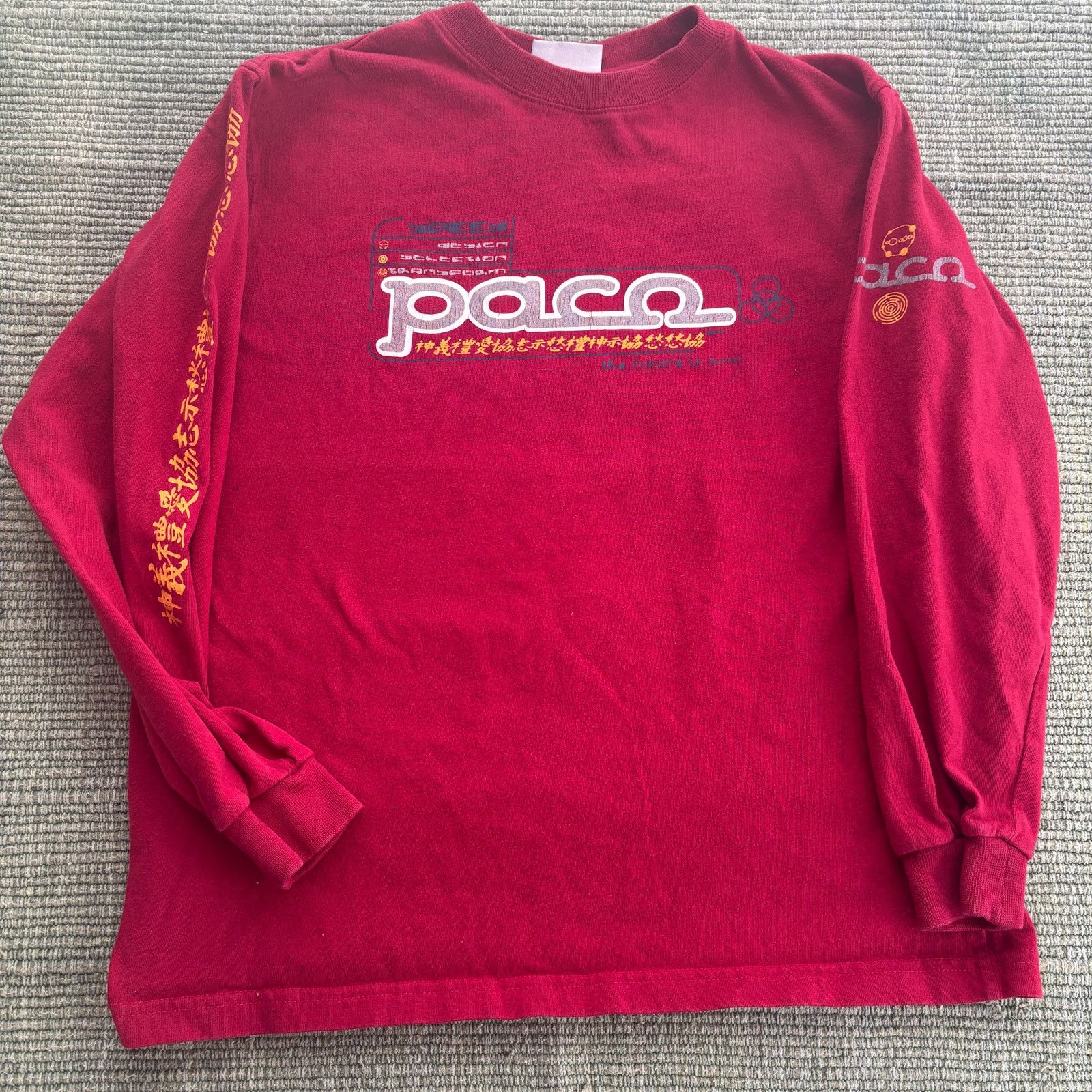 Vintage Vintage late 90s/Y2K paco red long sleeve youth tee shirt M Size M / US 6-8 / IT 42-44 - 1 Thumbnail
