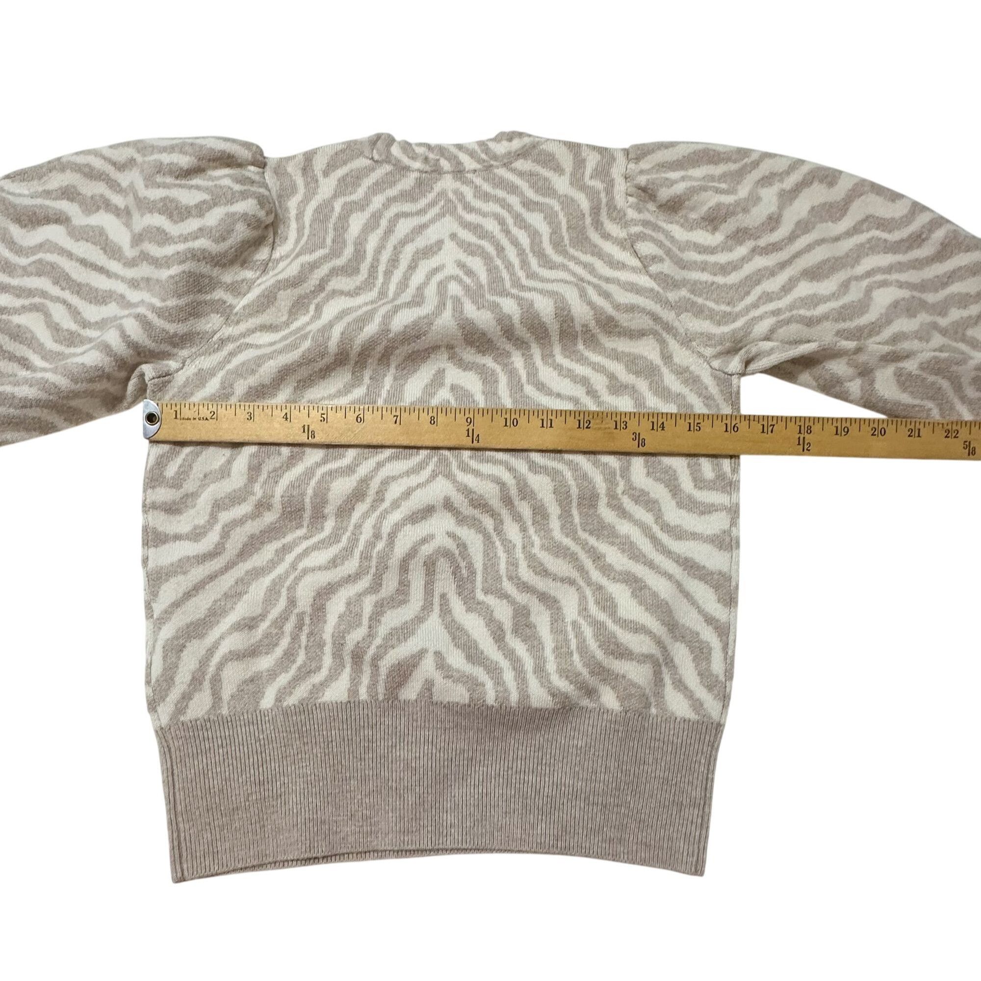 Ulla Johnson Ulla Johnson Massey Pullover Zebra Stripe Merino Wool Balloo Size XS / US 0-2 / IT 36-38 - 13 Thumbnail