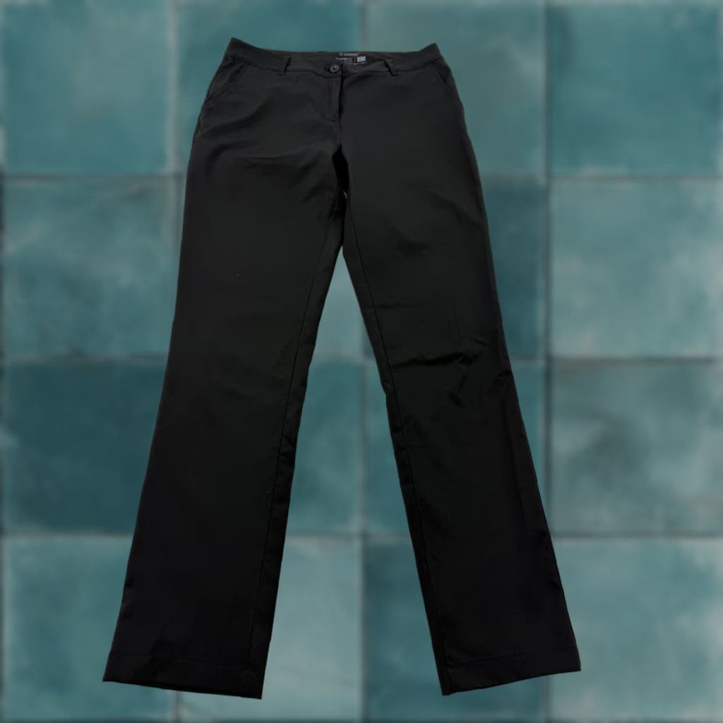Vintage Lesmart Pants Womens 4 Black Golf Series Standard Fit Straight Leg Stretch Pockets AZ Size 27" / US 4 / IT 40 - 1 Thumbnail