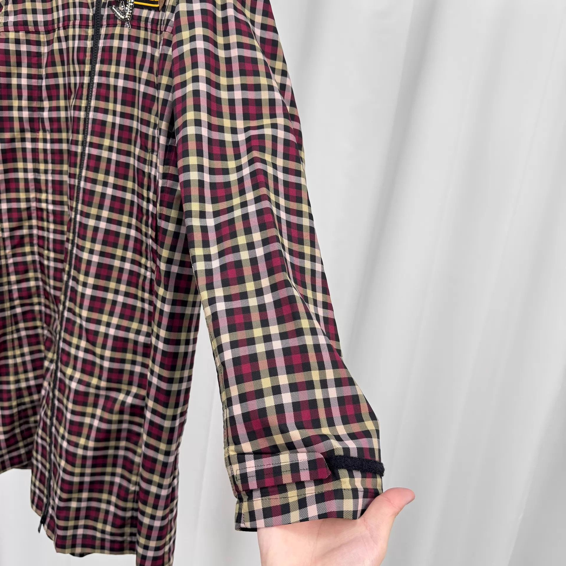 Gucci Gucci GG check crystal letter hooded coat 38 Size XS / US 0-2 / IT 36-38 - 4 Thumbnail