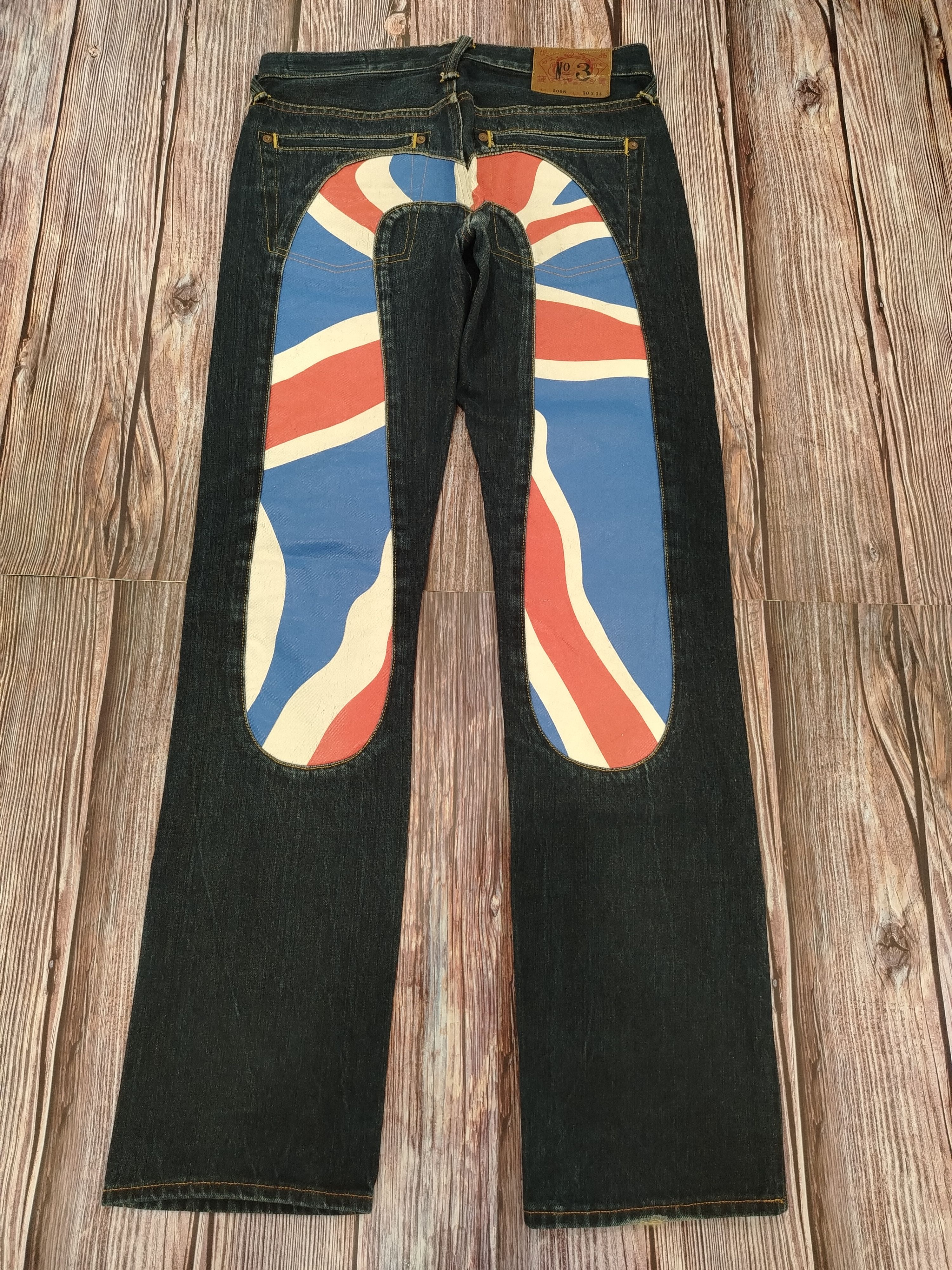 Evisu EVISU Jeans Vintage GB Flag Daicock Size US 30 / EU 46 - 1 Thumbnail
