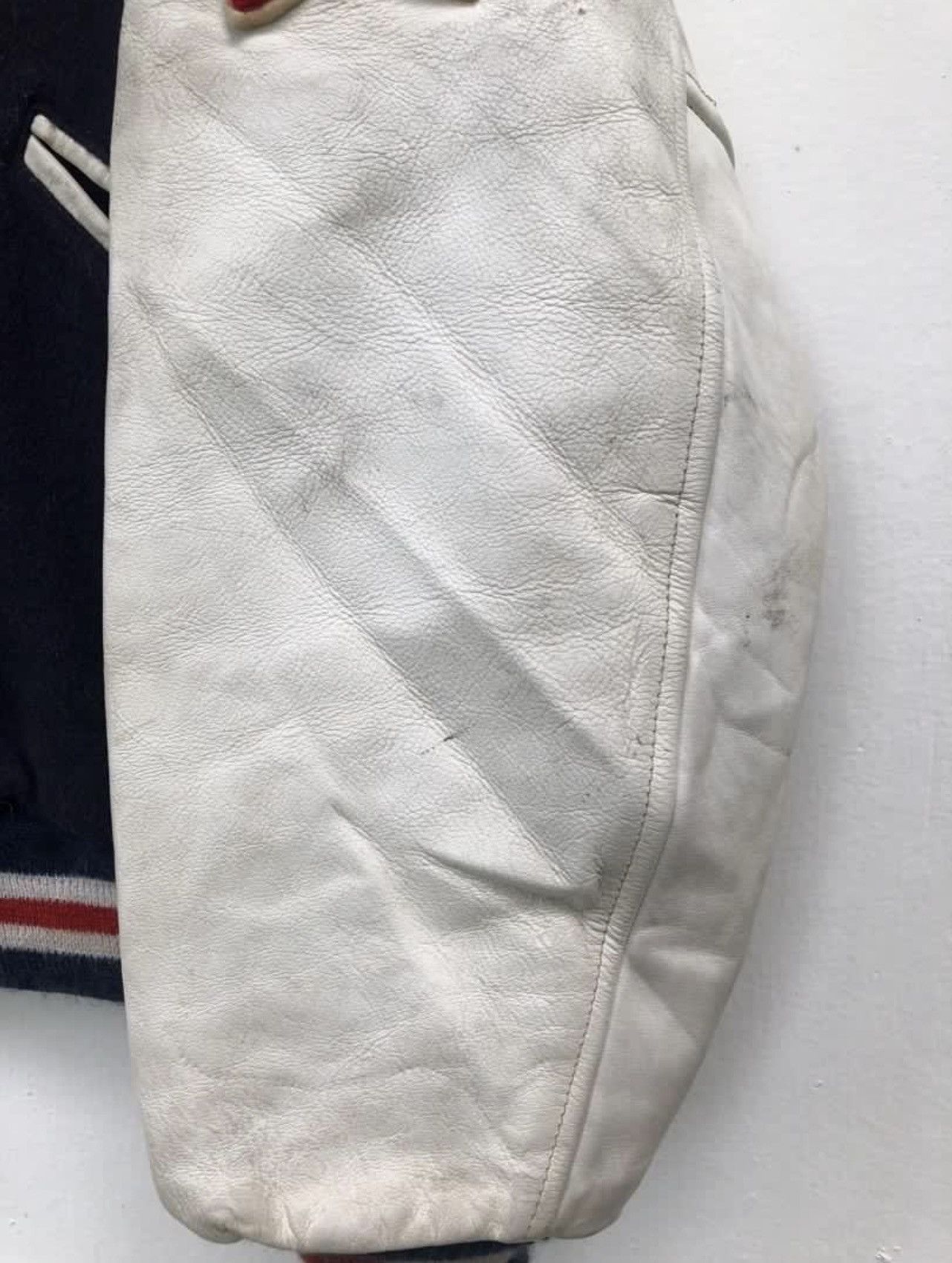 Vintage 🔥Vintage 70's Butwin USA Leather Sleeve Varsity Jacket Size US L / EU 52-54 / 3 - 9 Thumbnail