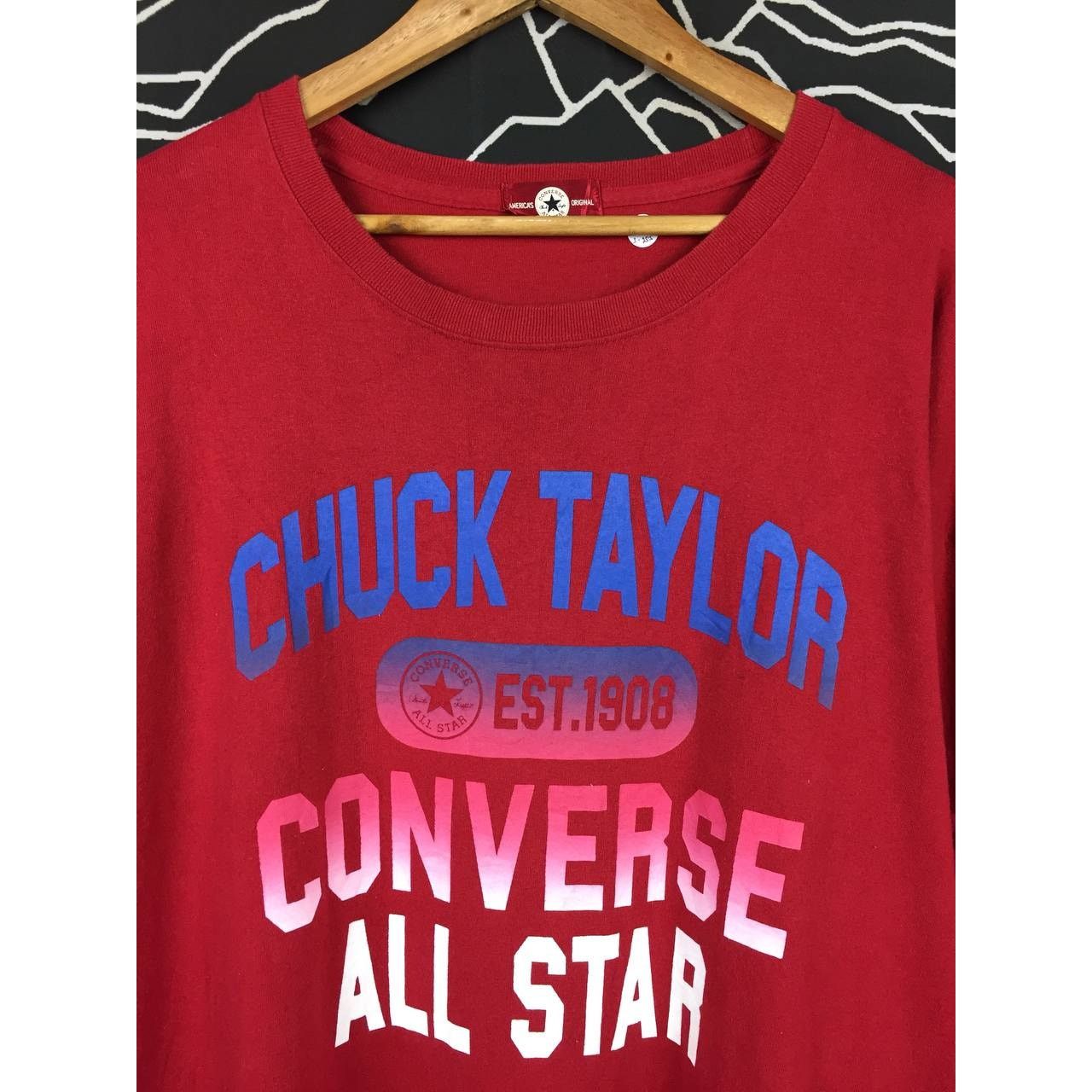Converse × Vintage Converse All Star Chuck Taylor Long Sleeve Tee Size US XXL / EU 58 / 5 - 3 Thumbnail