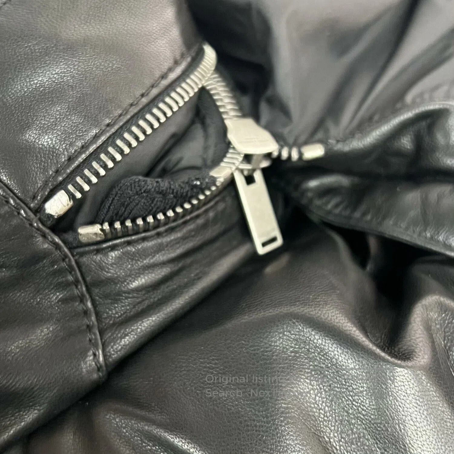Saint Laurent Paris Saint Laurent Black Sheepskin Down Jacket. Size S / US 4 / IT 40 - 4 Thumbnail