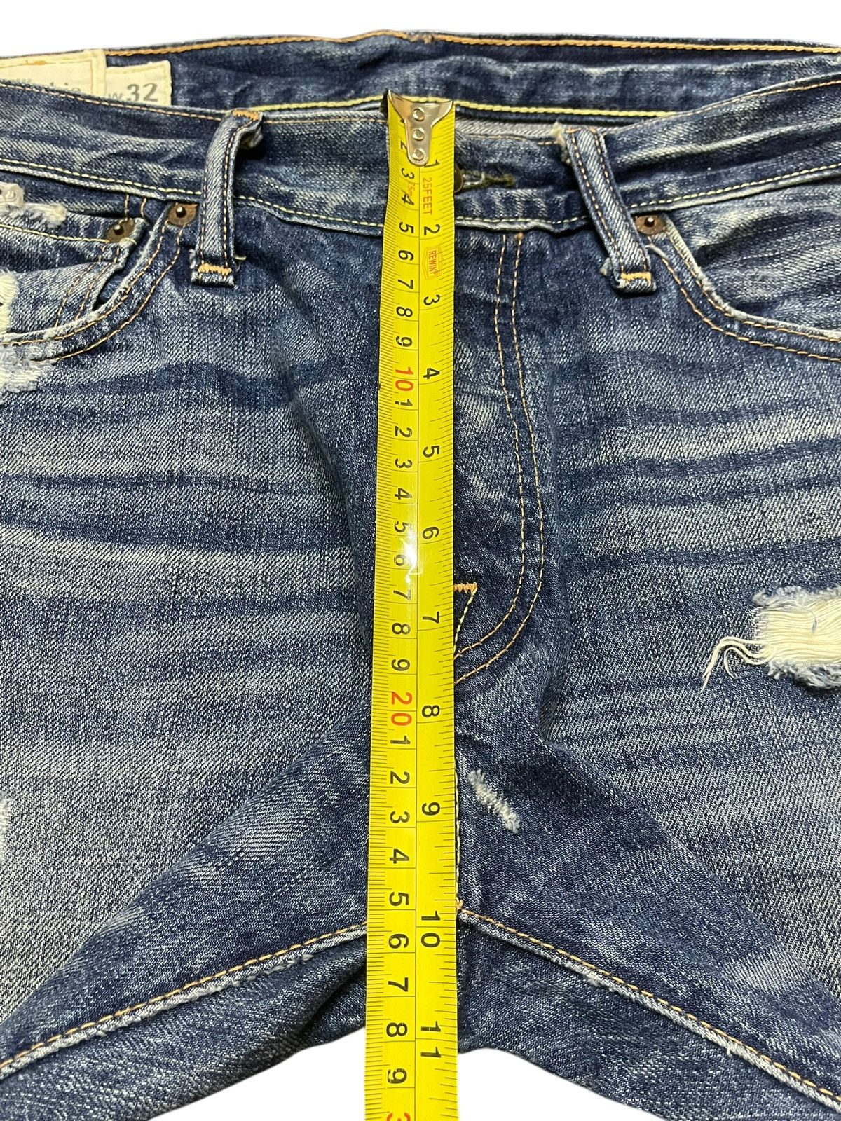 Abercrombie & Fitch Vintage Abercrombie & Fitch Faded Wash Distressed Baggy Jean Size US 34 / EU 50 - 17 Thumbnail