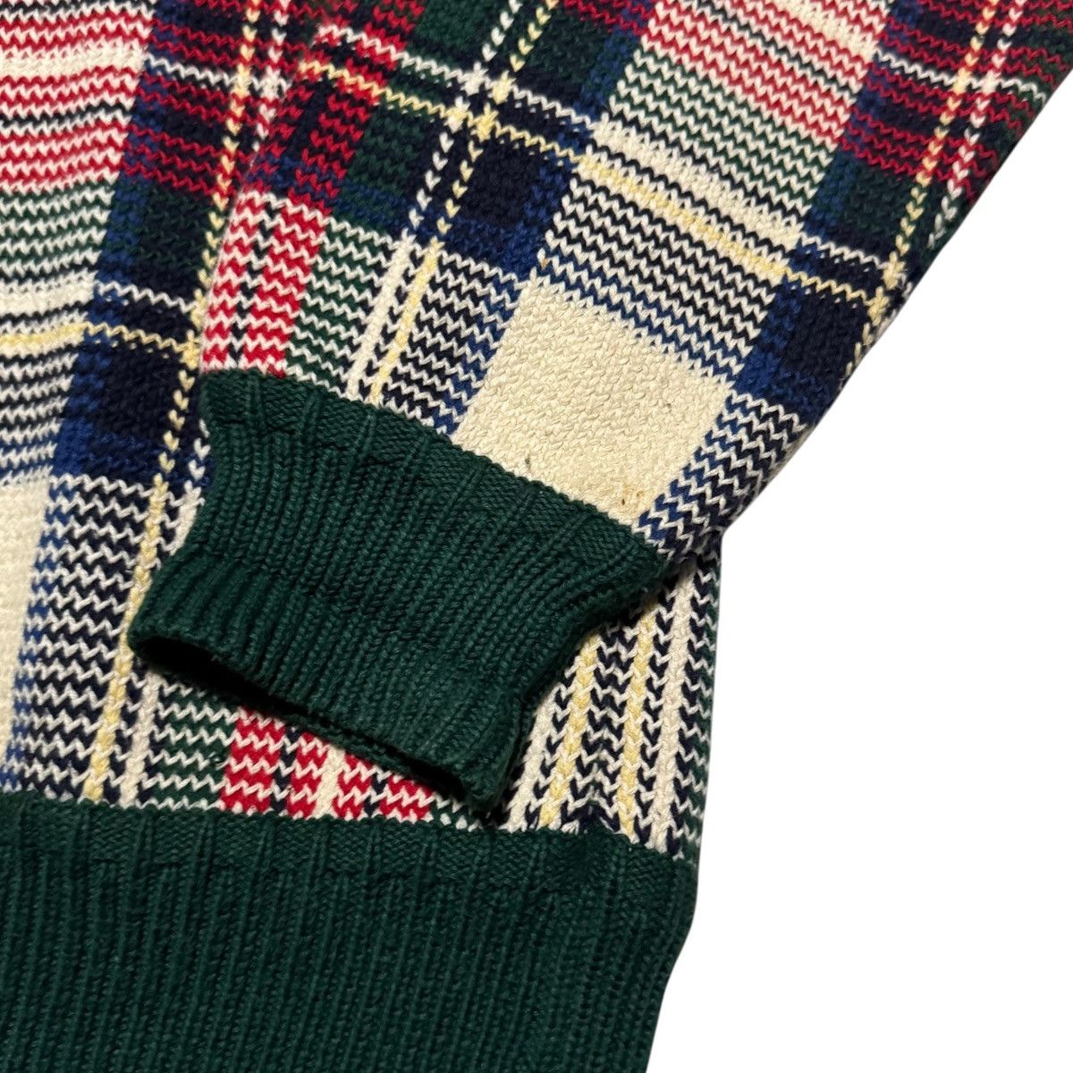 Gant Vintage 90s Gant Plaid Crewneck Sweater Men's Large FLAWS Size US L / EU 52-54 / 3 - 4 Thumbnail