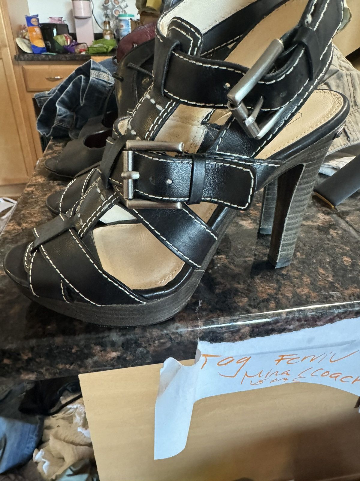 Coach Coach strappy heels Size US 6 / IT 36 - 2 Thumbnail